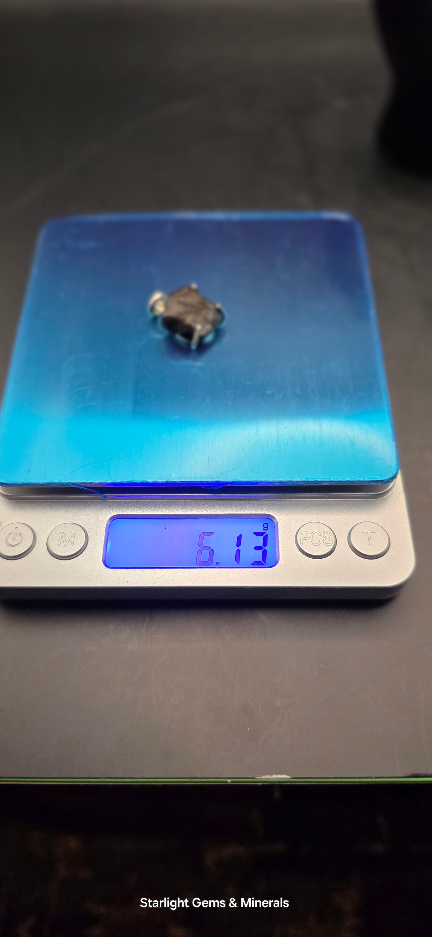 Sericho Meteorite in S-925 Pendant Setting. ( 1 of 2 )