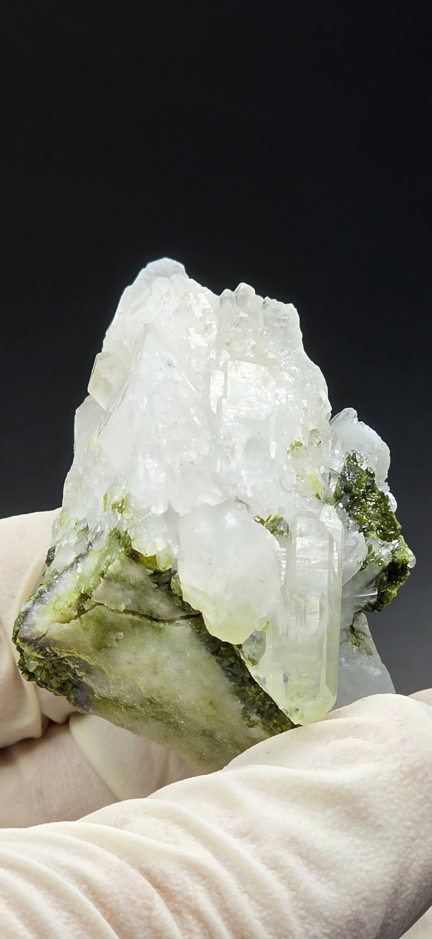 Brazilian Super Seven Coderite Quartz w/ Epidote on Matrix!