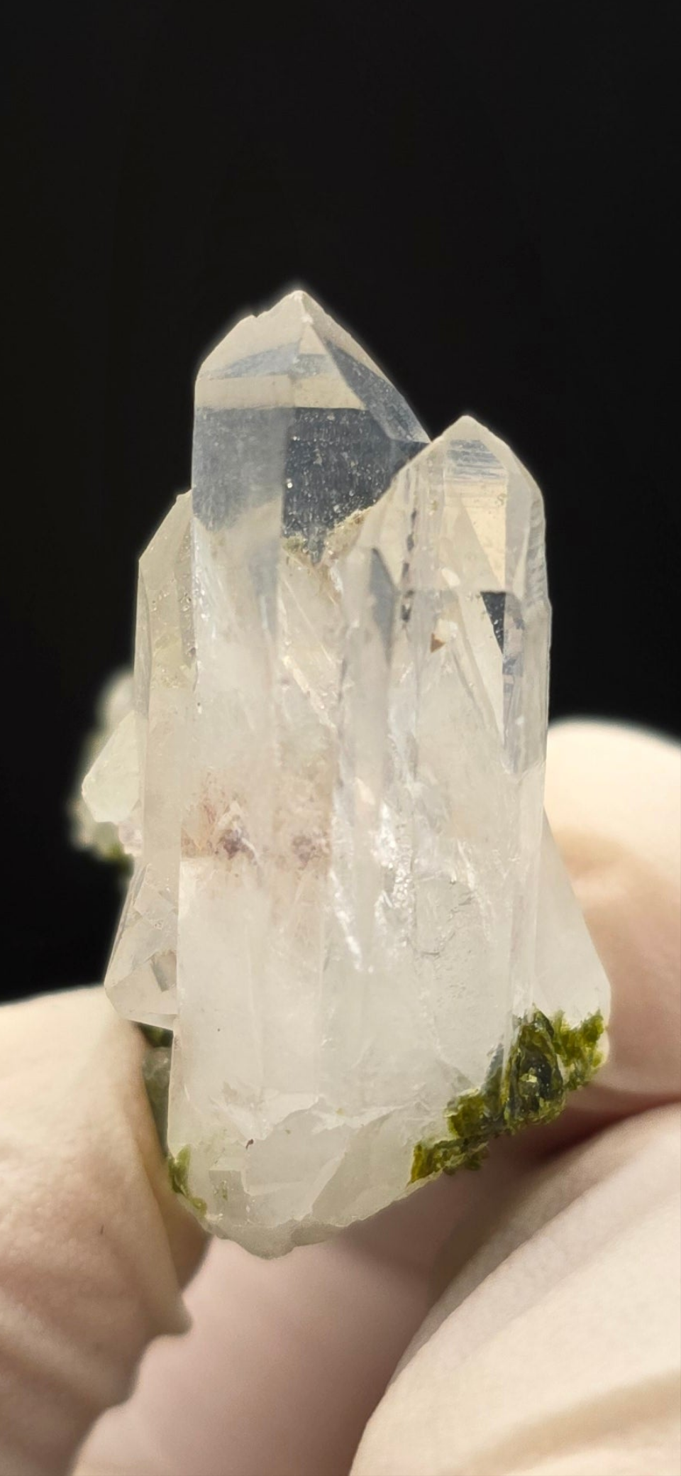 Locked Lumarian Coderite Super Seven Phantom Trinity Quartz Matrix w/ Epidote & Sprite Inclusions! Brazil