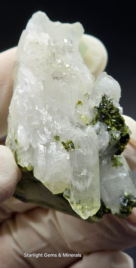 Brazilian Super Seven Coderite Quartz w/ Epidote on Matrix!