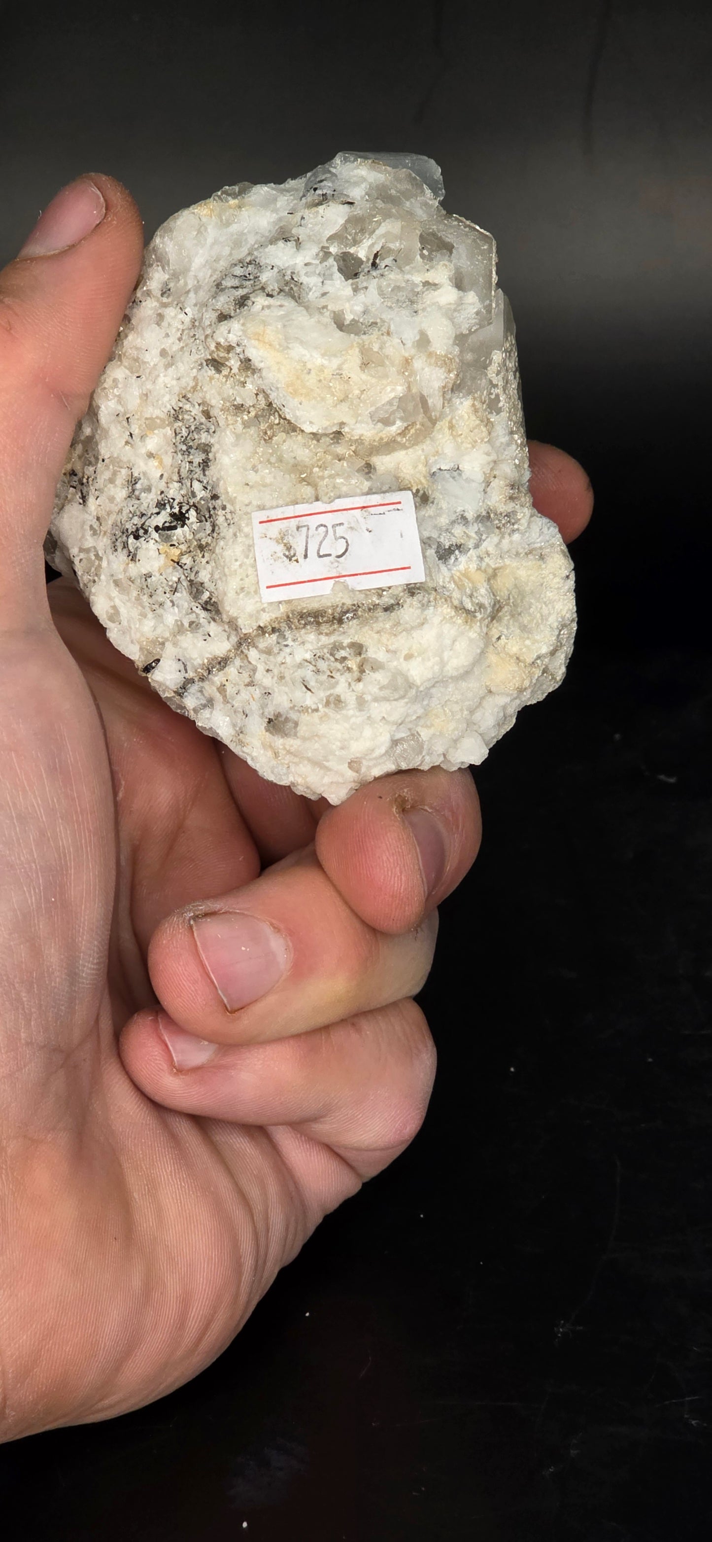 Erongo Region Namibian Aquamarine Matrix w/ Beautiful Micha, Quartz, Stunning UV/PL Calcite Coating, and Fluorite.As the primary crystals