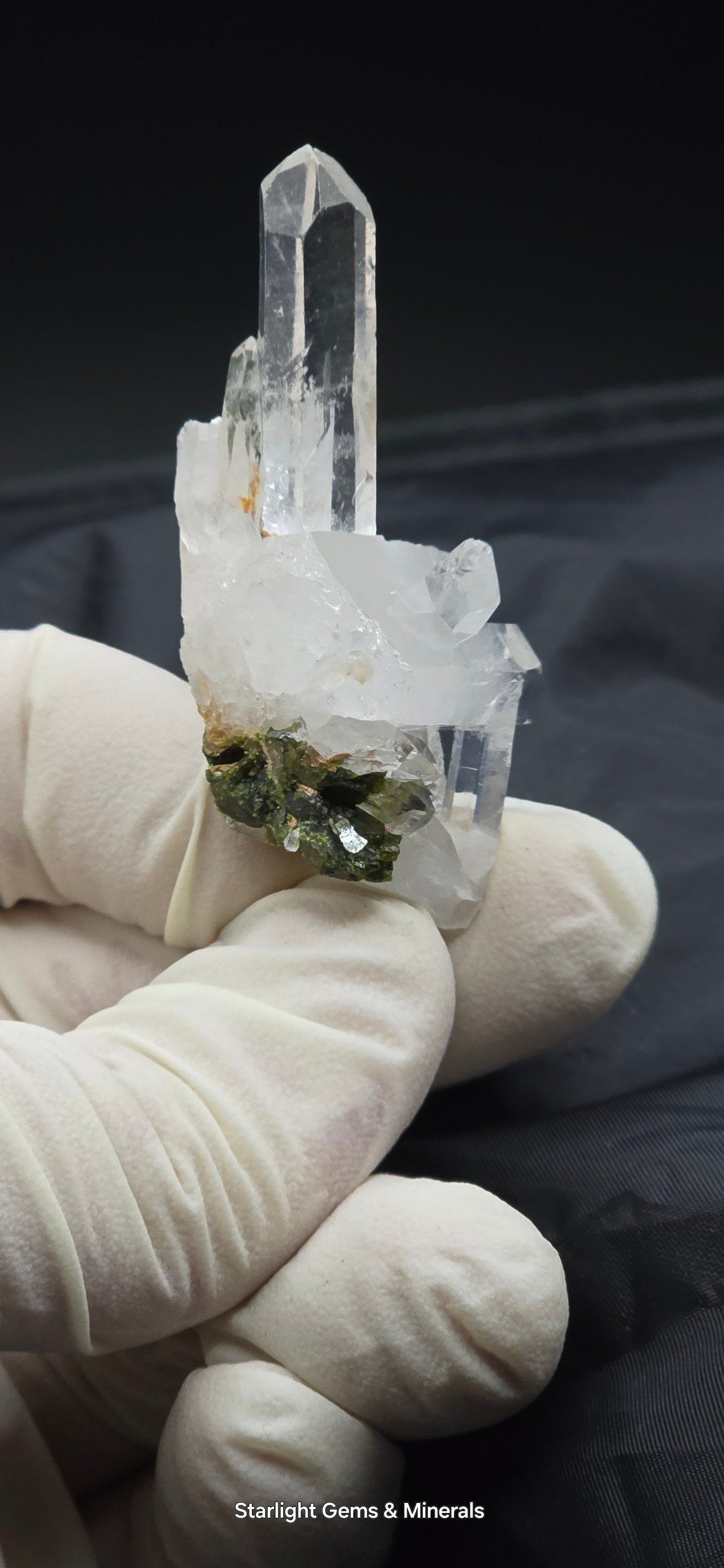 Brazilian Super Seven Coderite Quartz w/ Epidote!