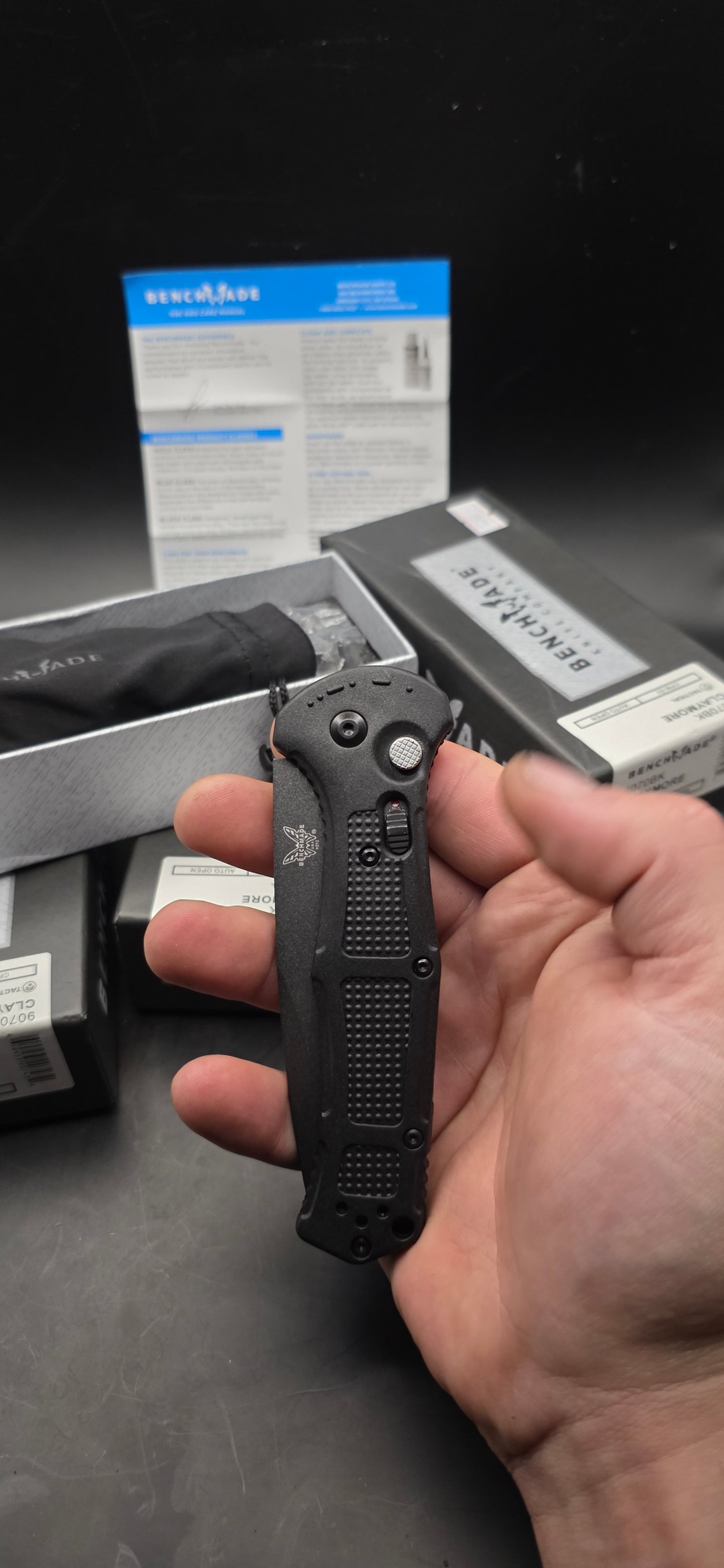 Benchmade 9070BK Claymore Automatic Pocket Knife