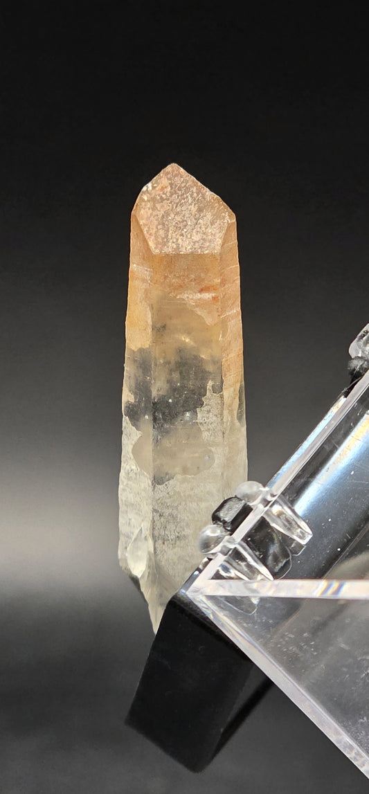 Orange Shangaan Quartz w/ Hematite Inclusions Zimbabwe