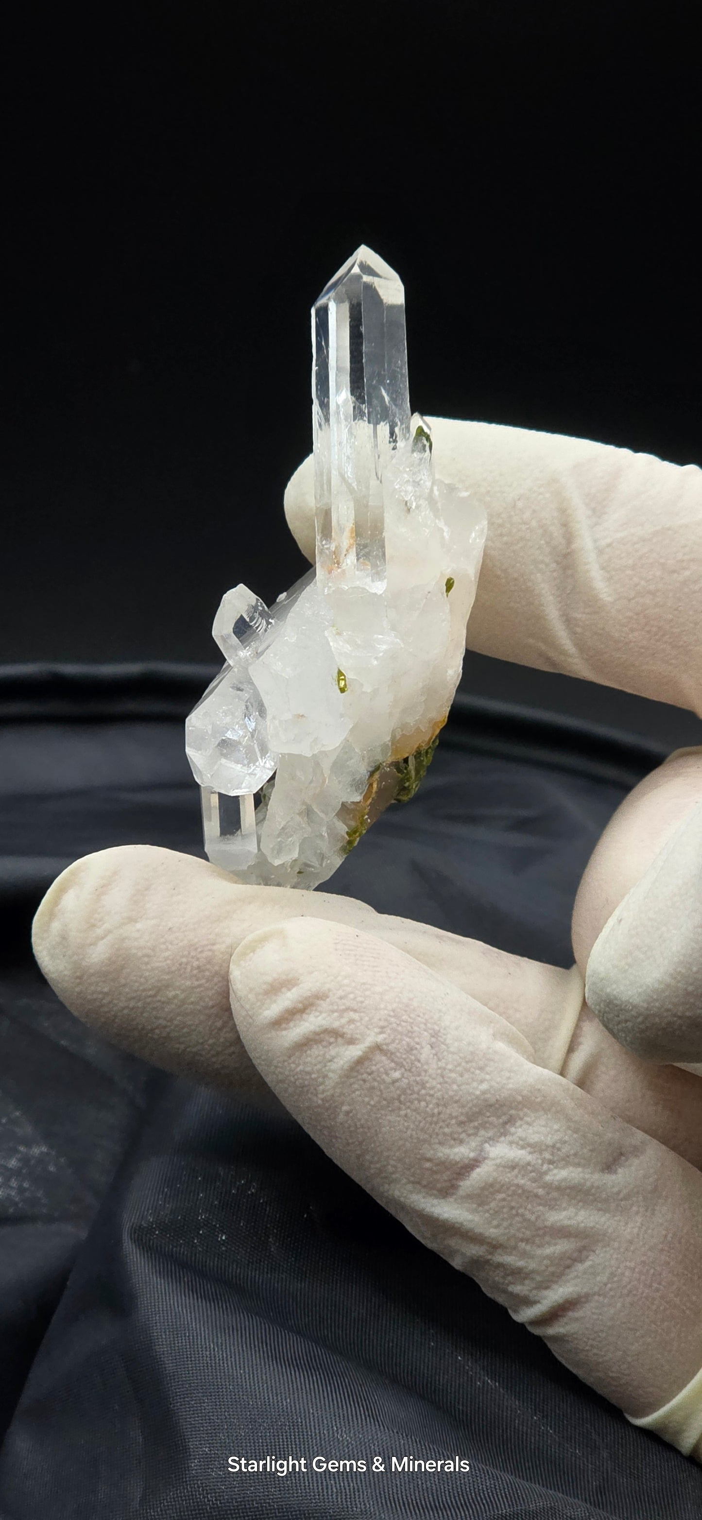 Brazilian Super Seven Coderite Quartz w/ Epidote!