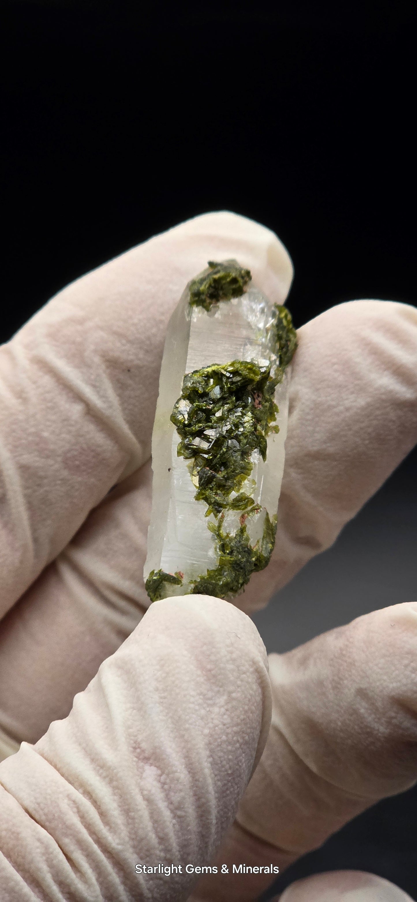 Brazilian S7 Key Quartz w/ Epidote!