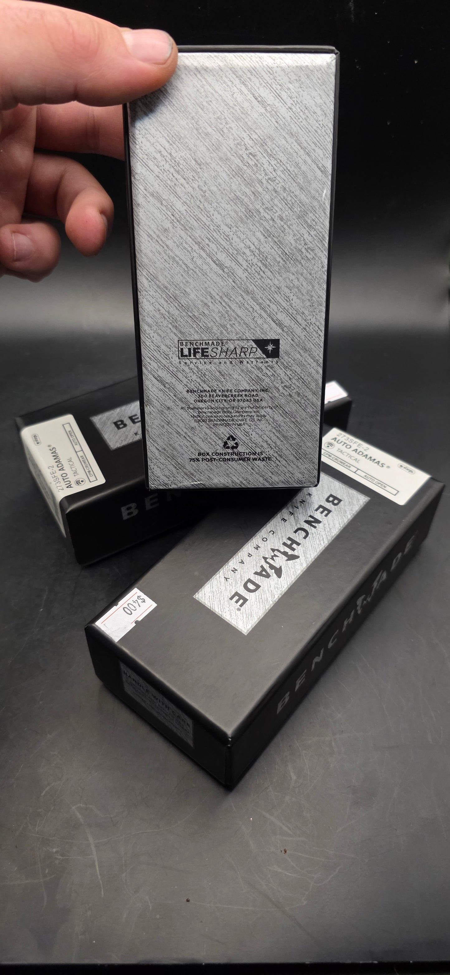 Benchmade 273SFE-2BK Auto Adamas Tactical Pocket Knife