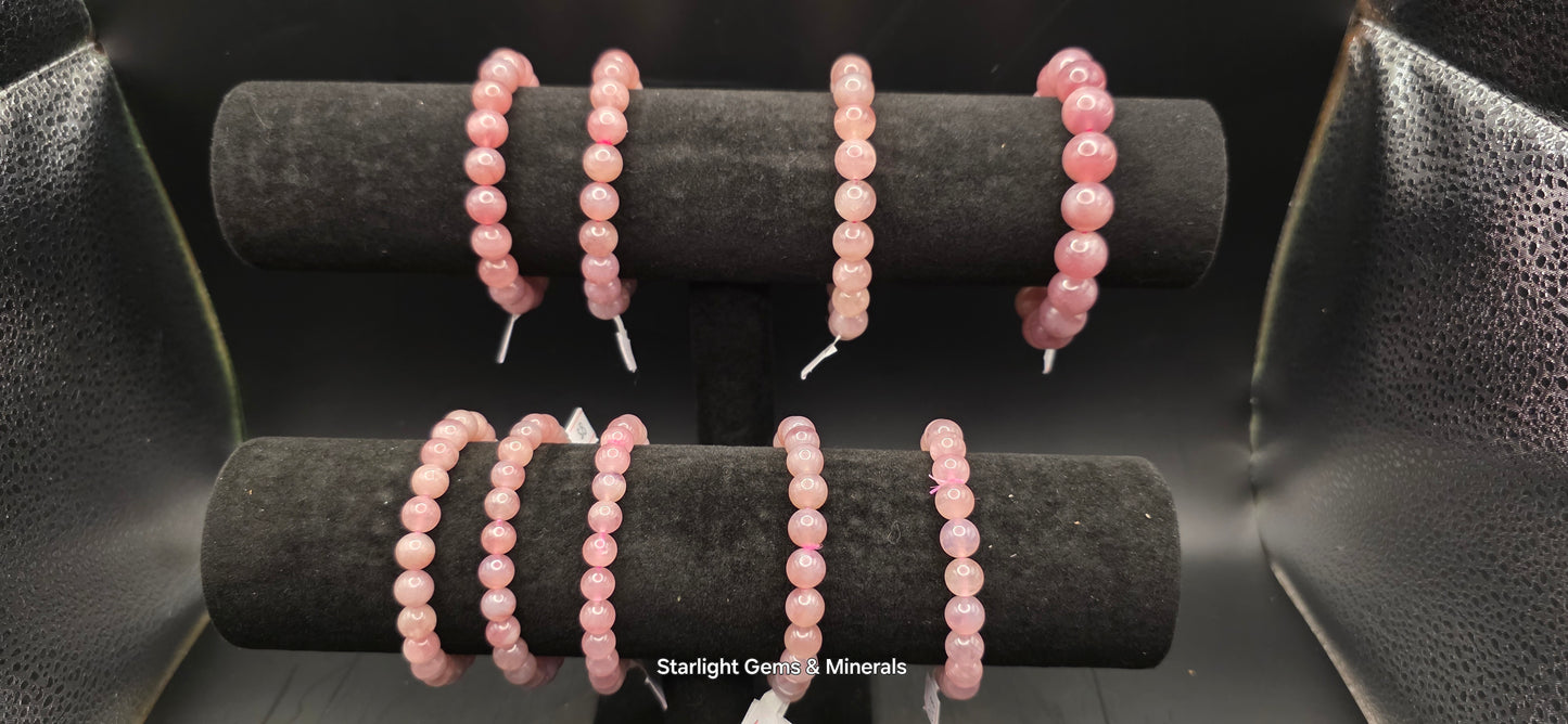 Rose Quartz Bracelets.