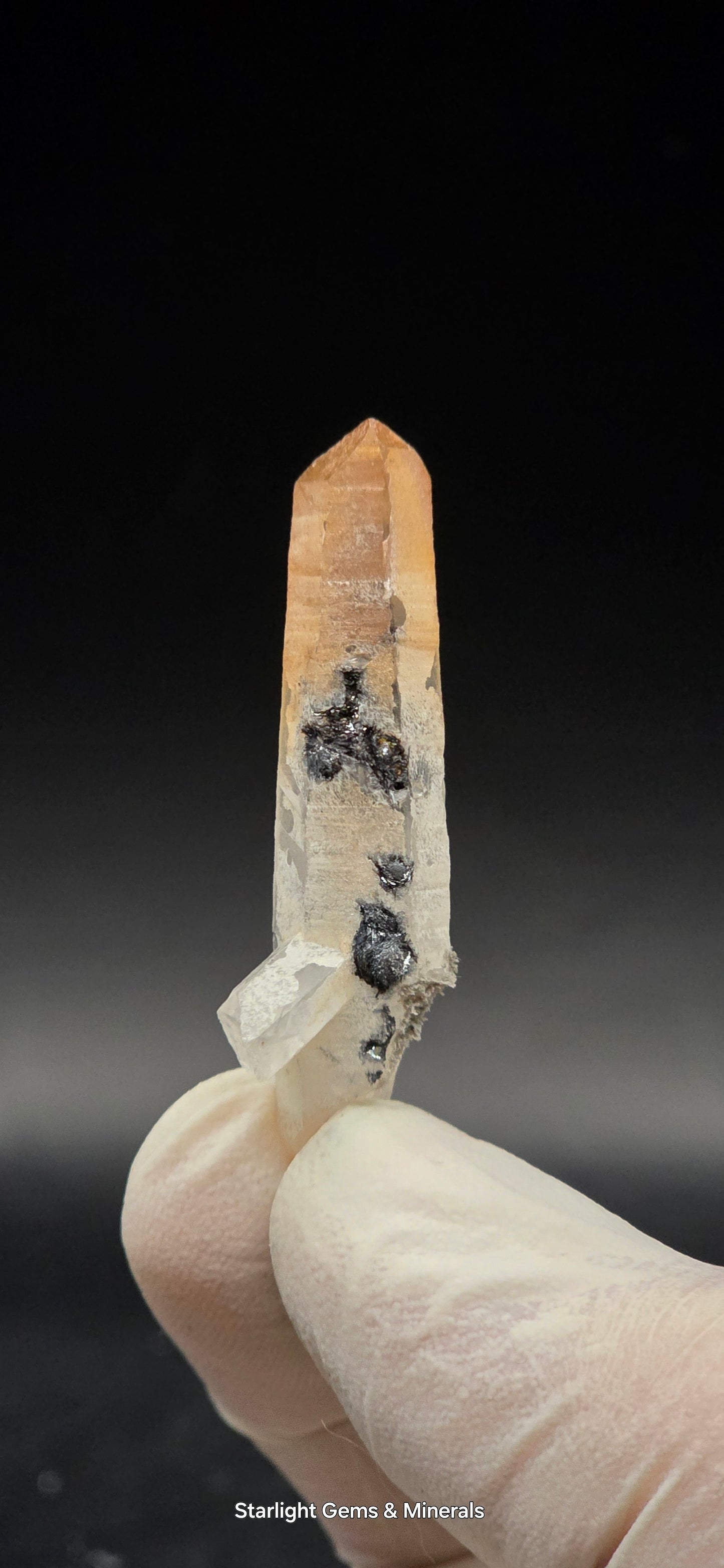 Orange Shangaan Quartz w/ Hematite Inclusions Zimbabwe