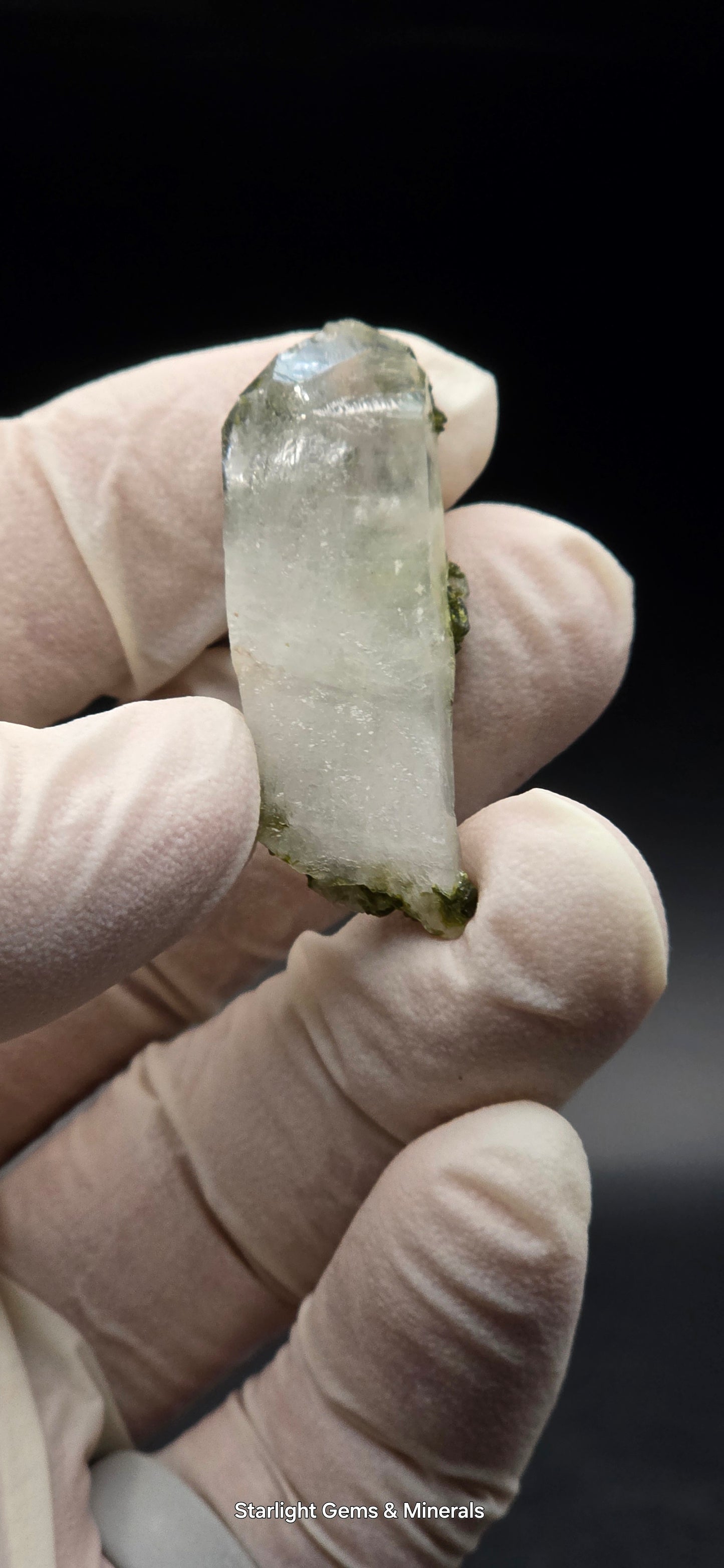 Brazilian S7 Key Quartz w/ Epidote!