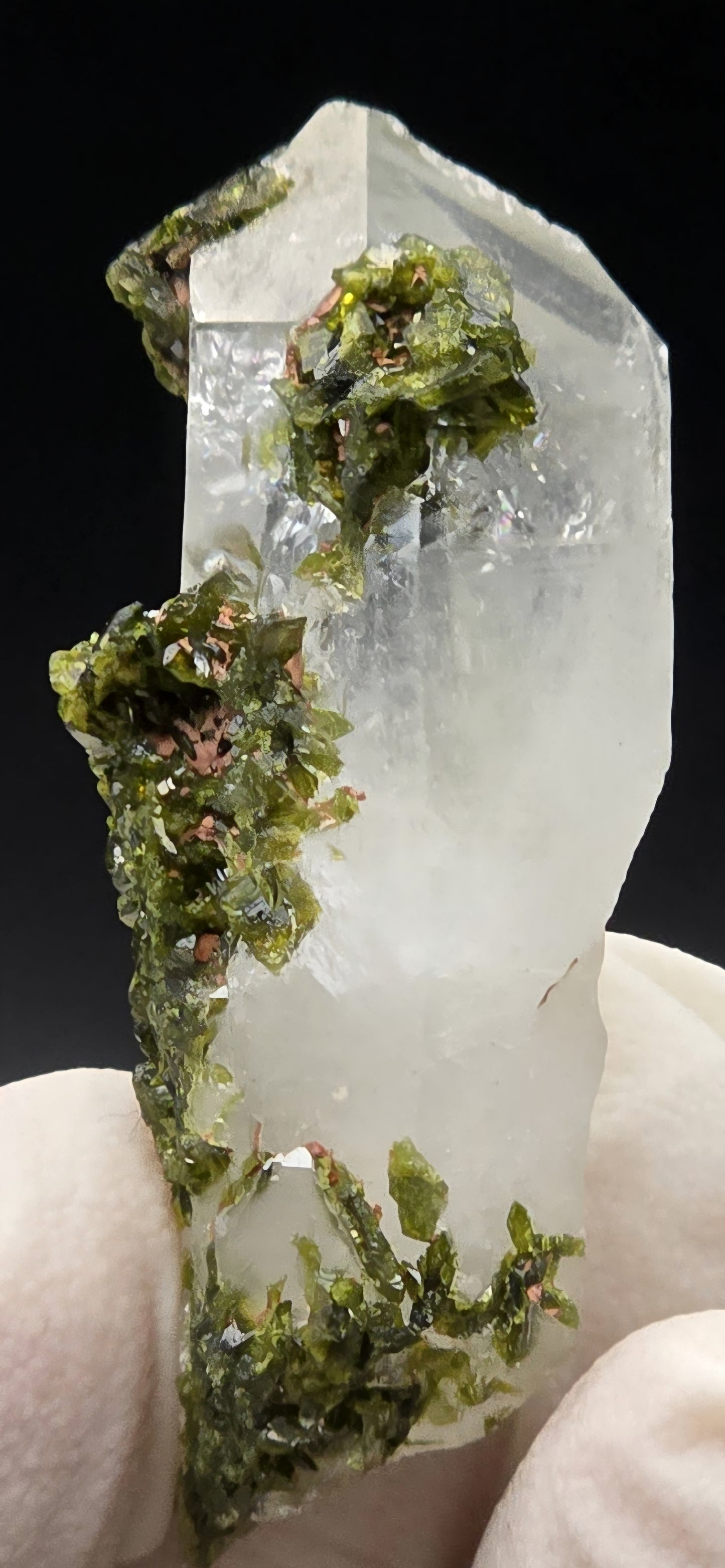 Brazilian S7 Key Quartz w/ Epidote!