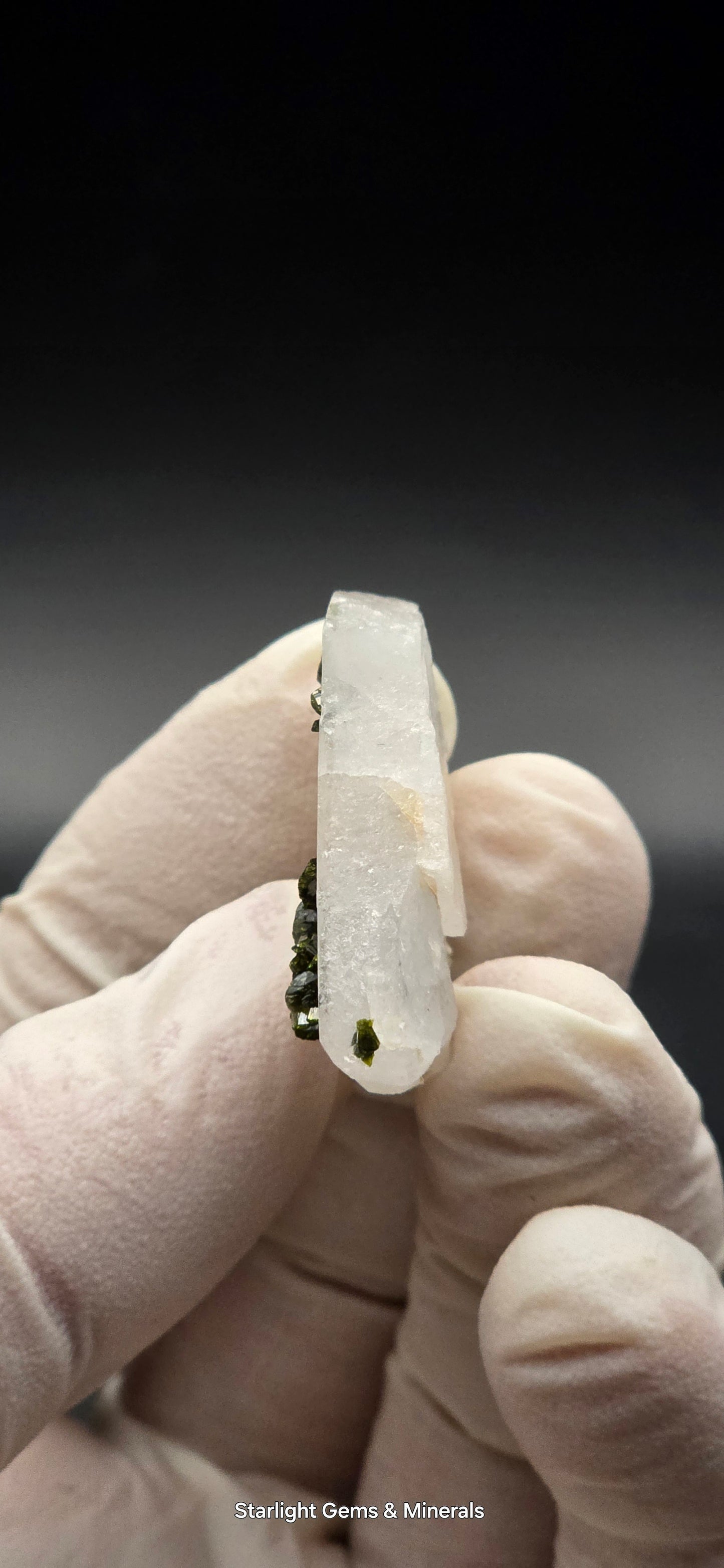 Beautiful Super Seven Quartz Matrix with Epidote!