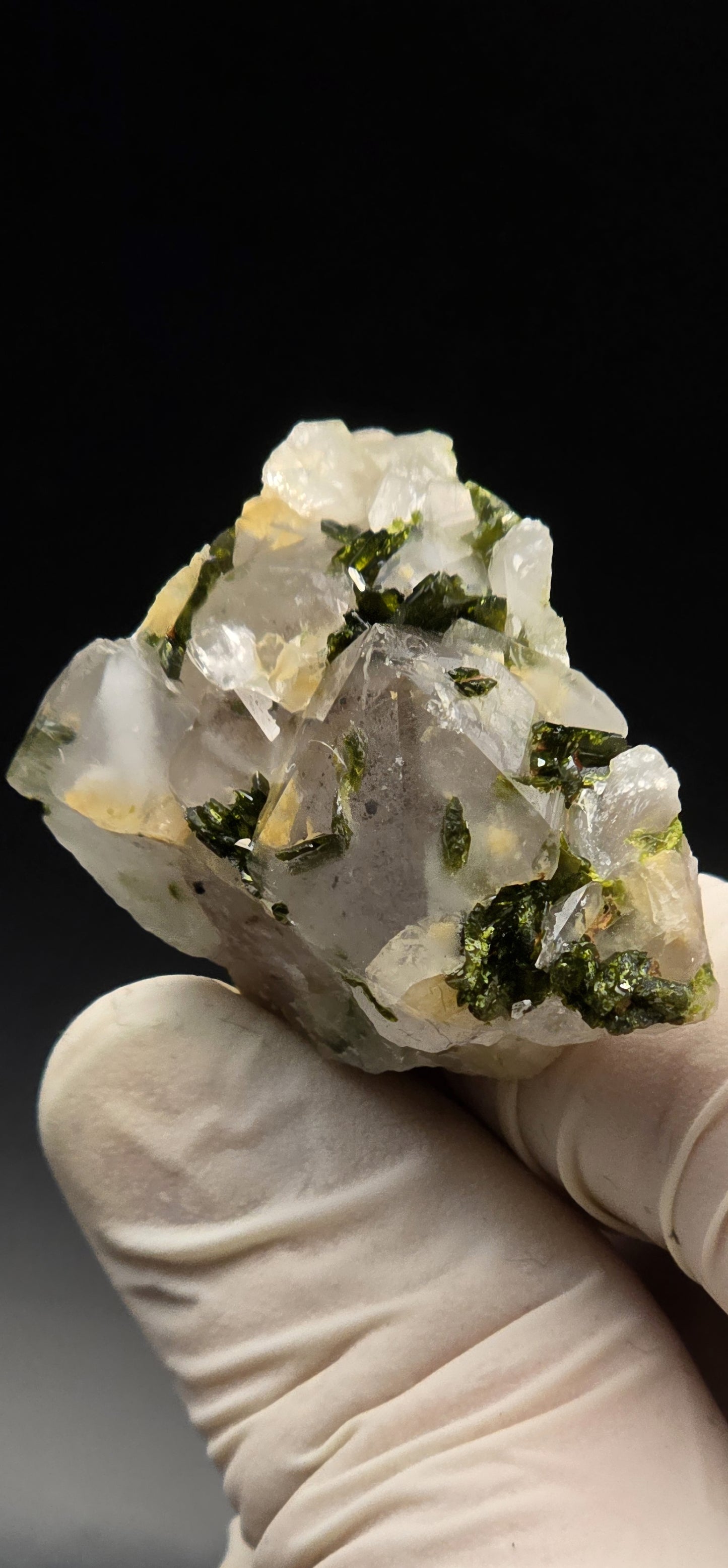 Amazing Super Seven Phantom Quartz w/ Stunning Stratified Epidote Phantoms!