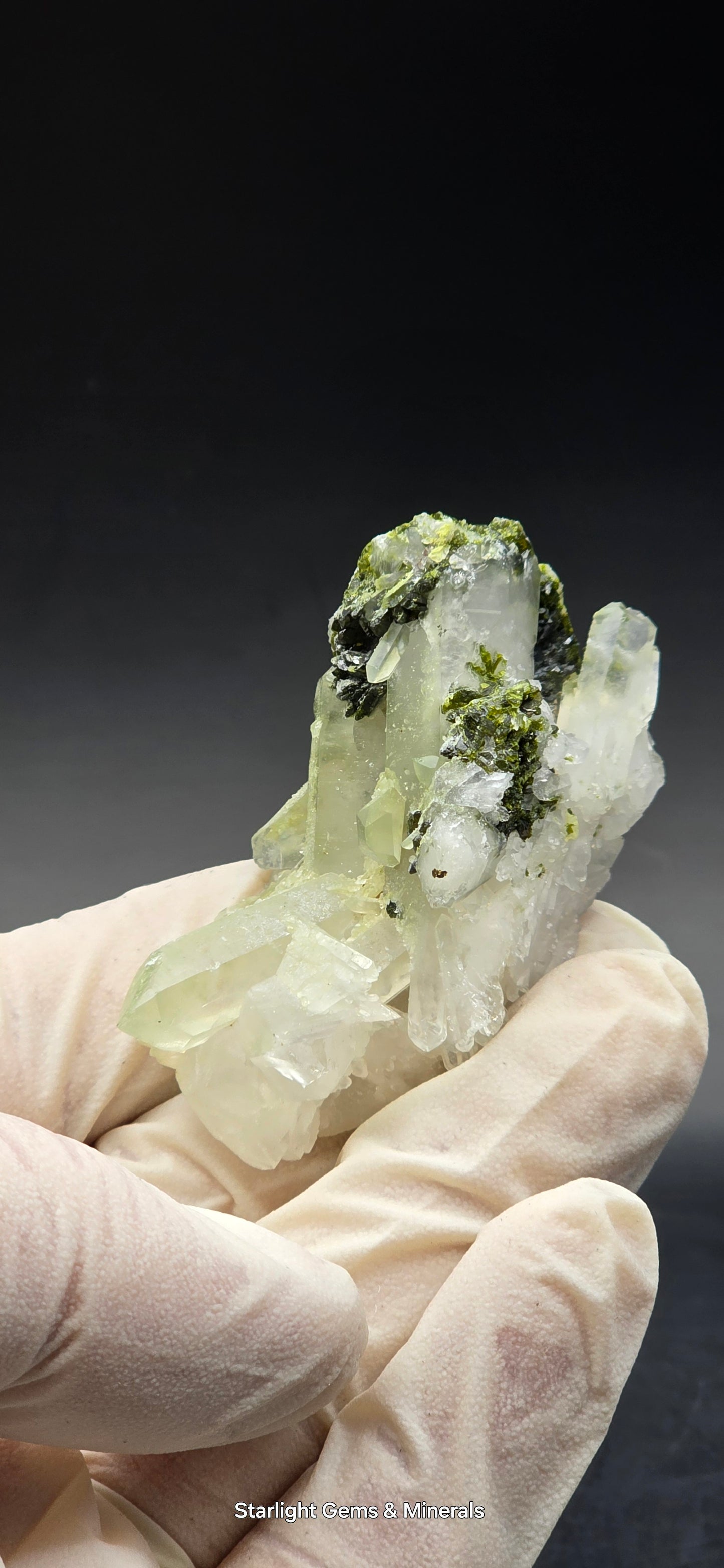 Brazilian Super Seven Coderite Quartz w/ Epidote on Matrix!