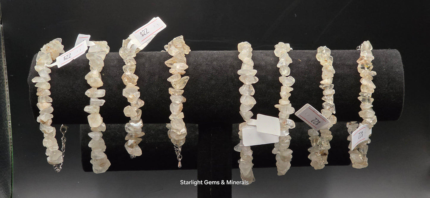 Firefly Spirit Quartz Bracelets. ☆UV Reactive!