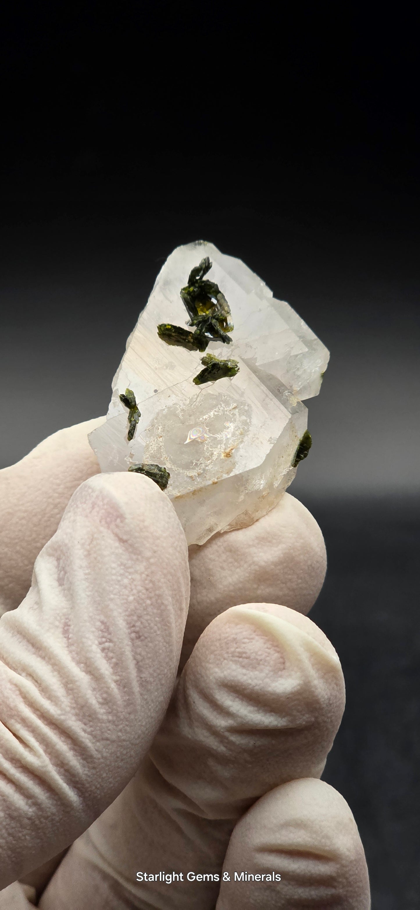 Beautiful Super Seven Quartz Matrix with Epidote!