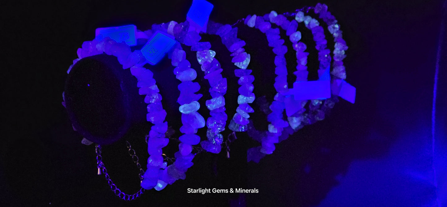 Firefly Spirit Quartz Bracelets. ☆UV Reactive!