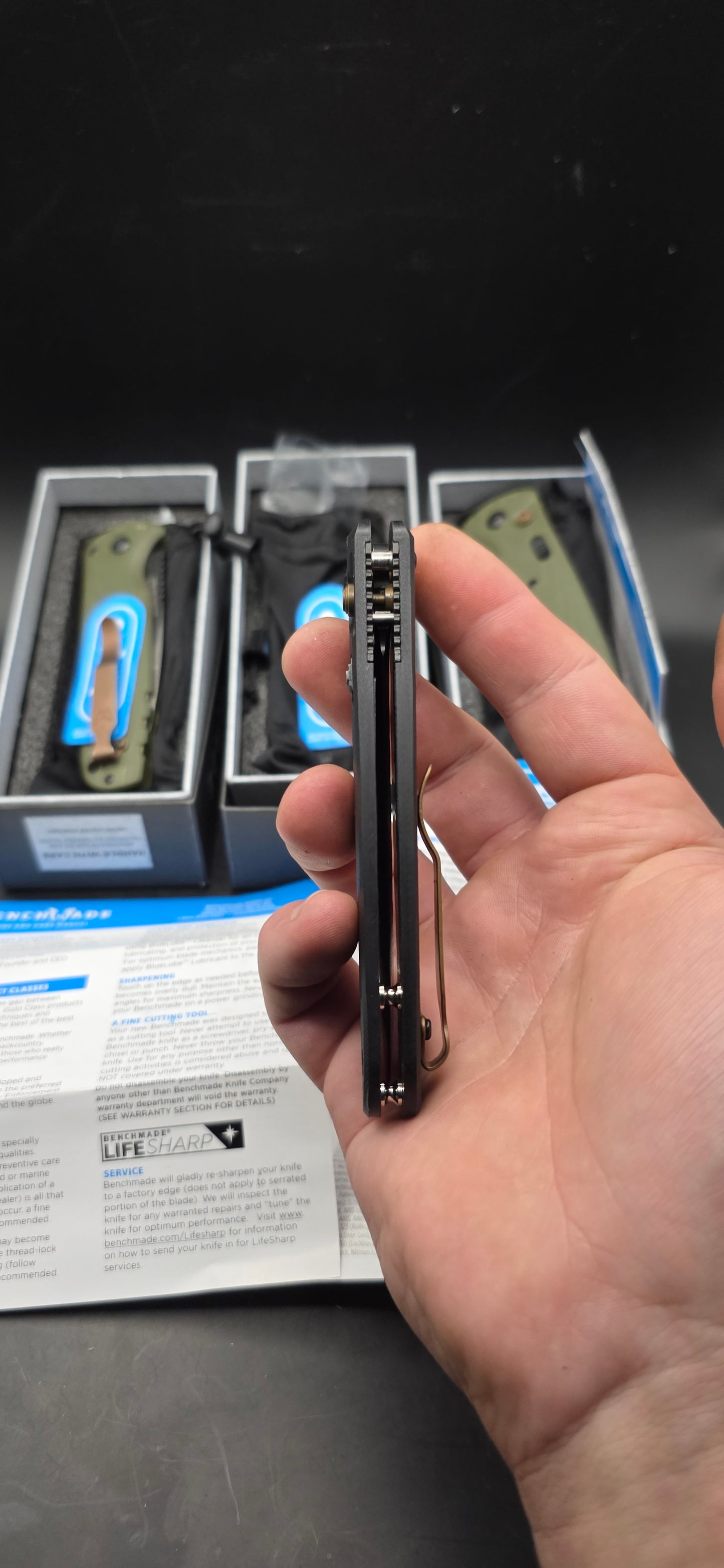 Benchmade 4300BK-CLA Automatic Forestry Pocket Knife