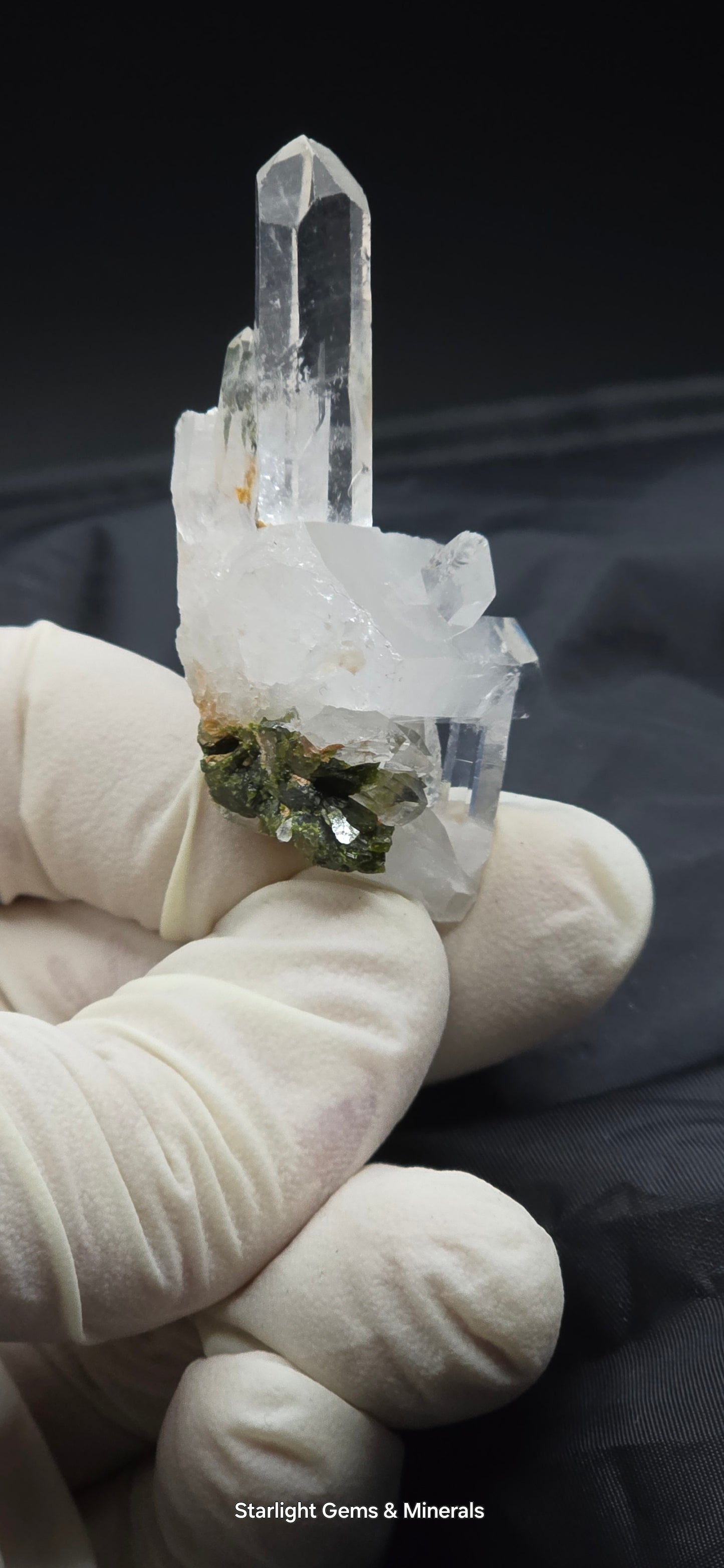 Brazilian Super Seven Coderite Quartz w/ Epidote!