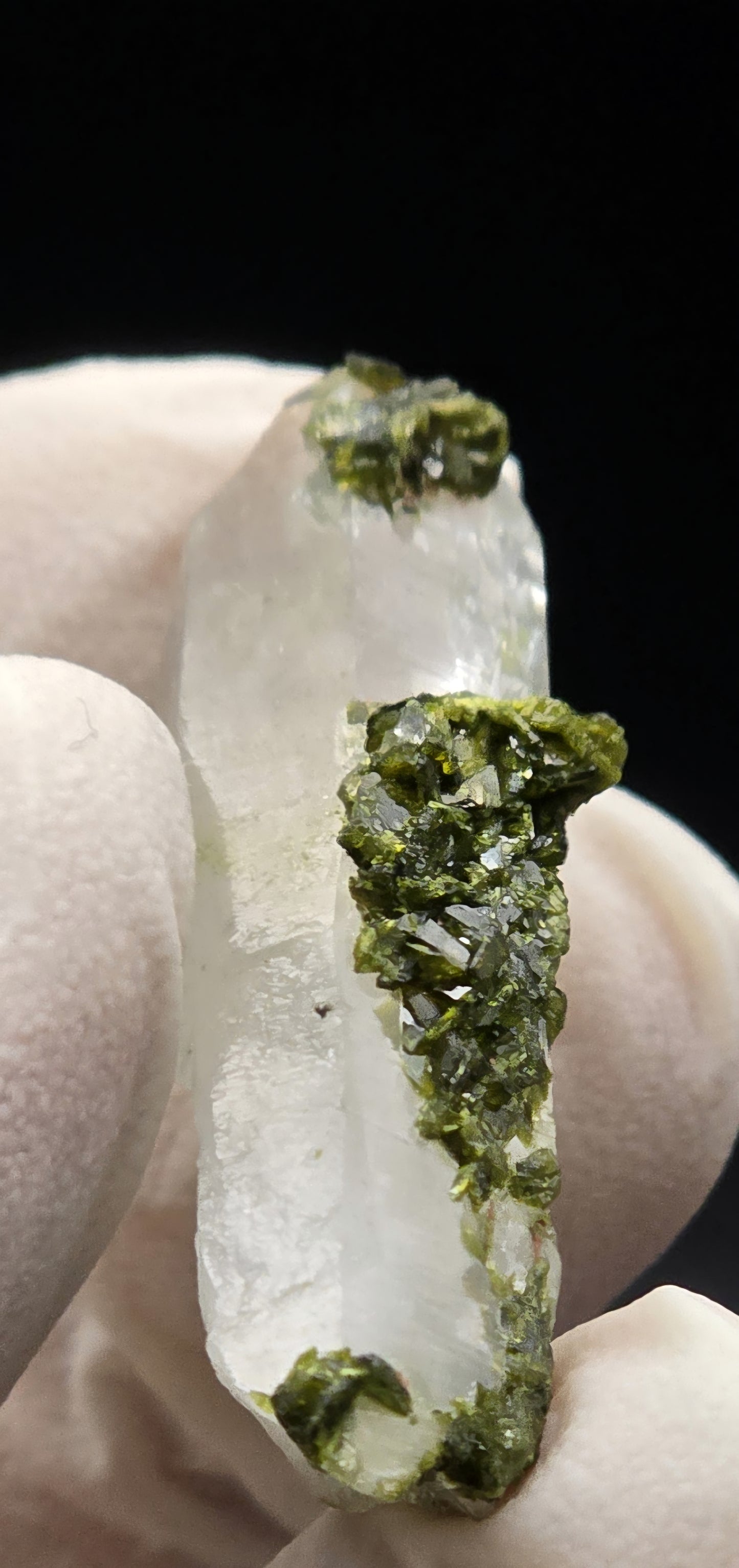 Brazilian S7 Key Quartz w/ Epidote!
