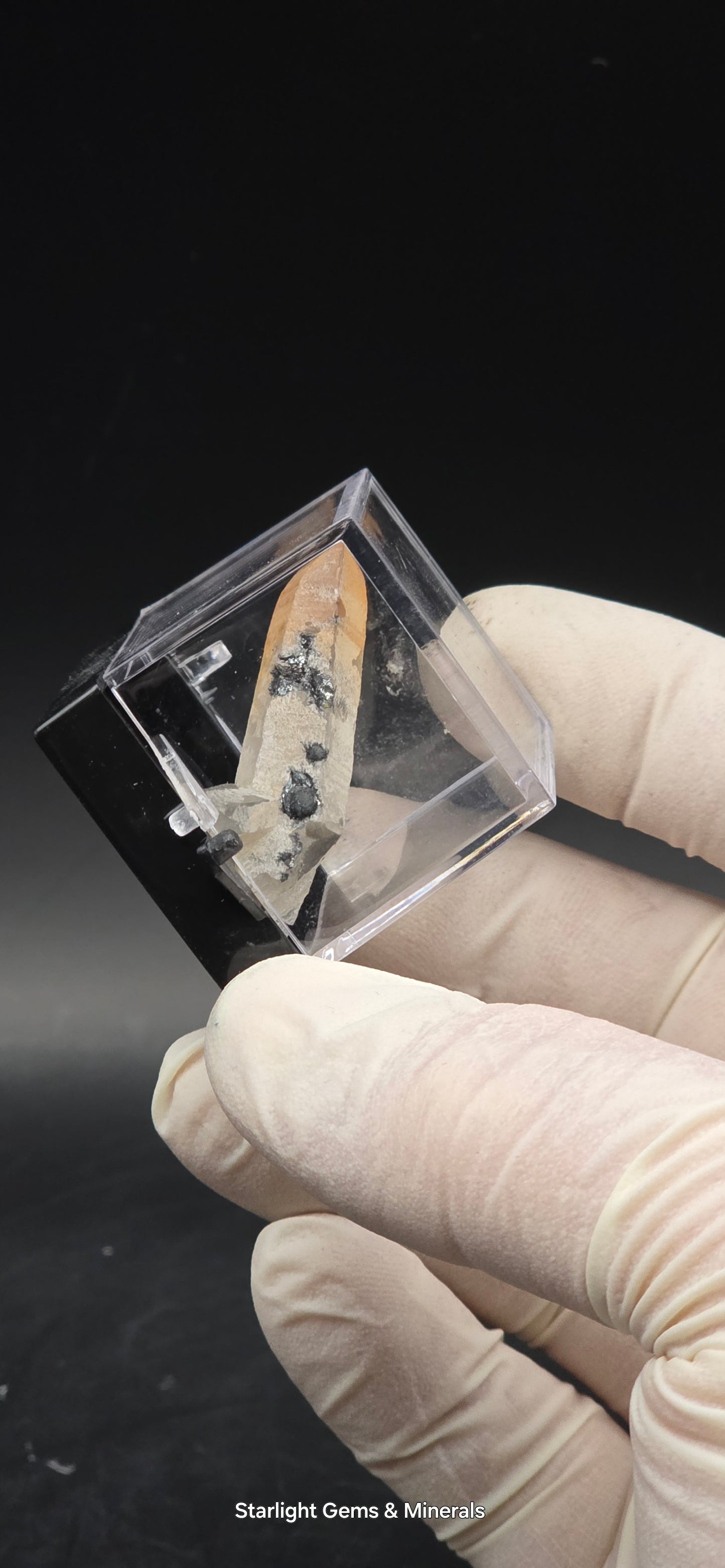 Orange Shangaan Quartz w/ Hematite Inclusions Zimbabwe