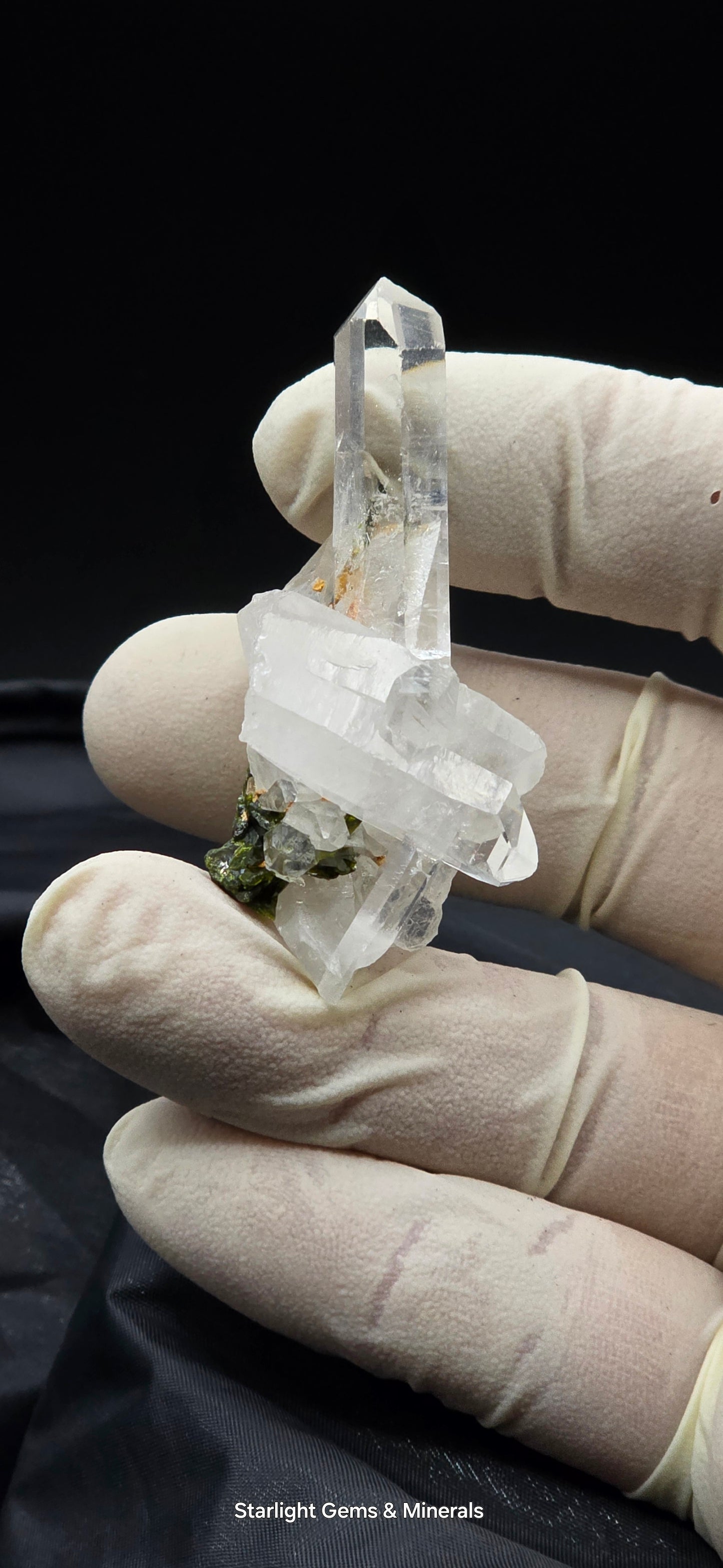 Brazilian Super Seven Coderite Quartz w/ Epidote!