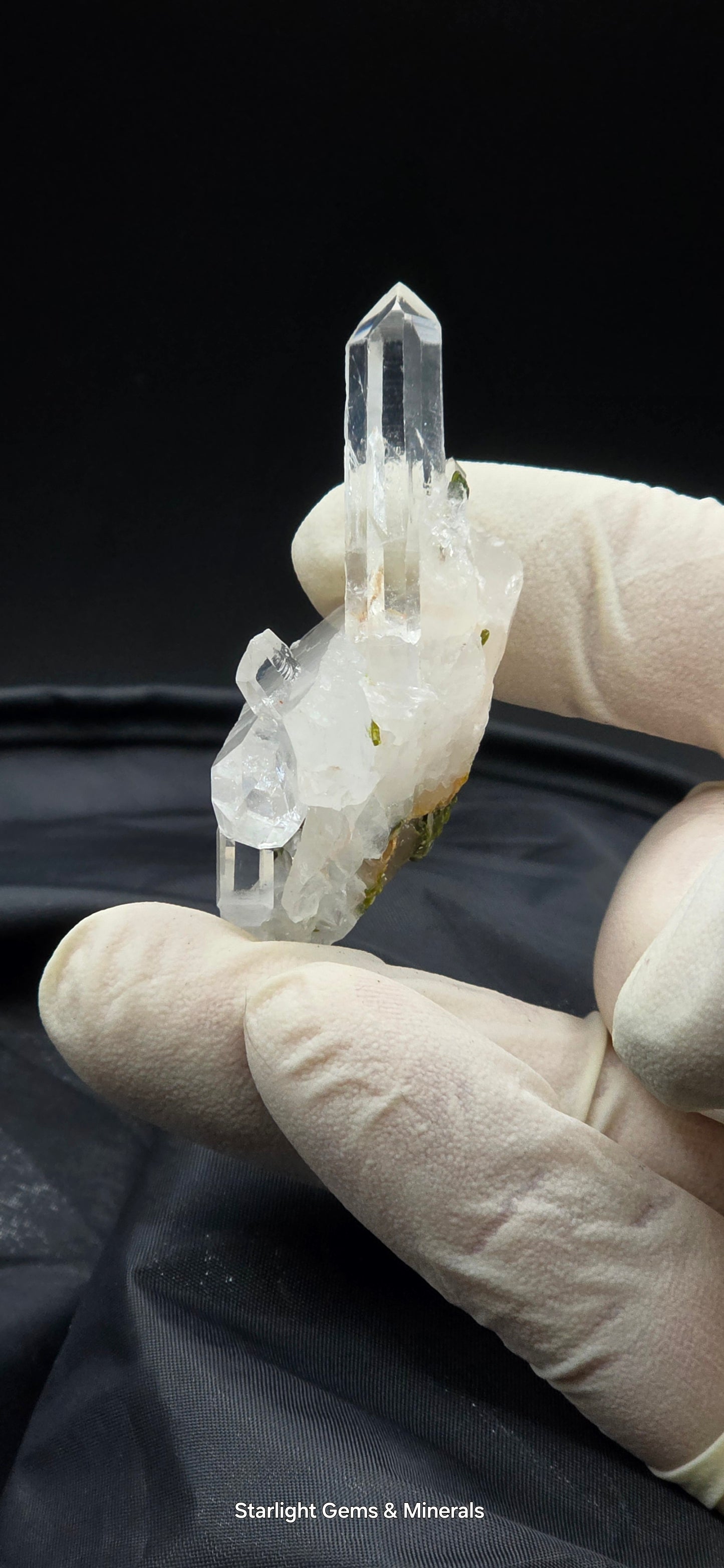 Brazilian Super Seven Coderite Quartz w/ Epidote!