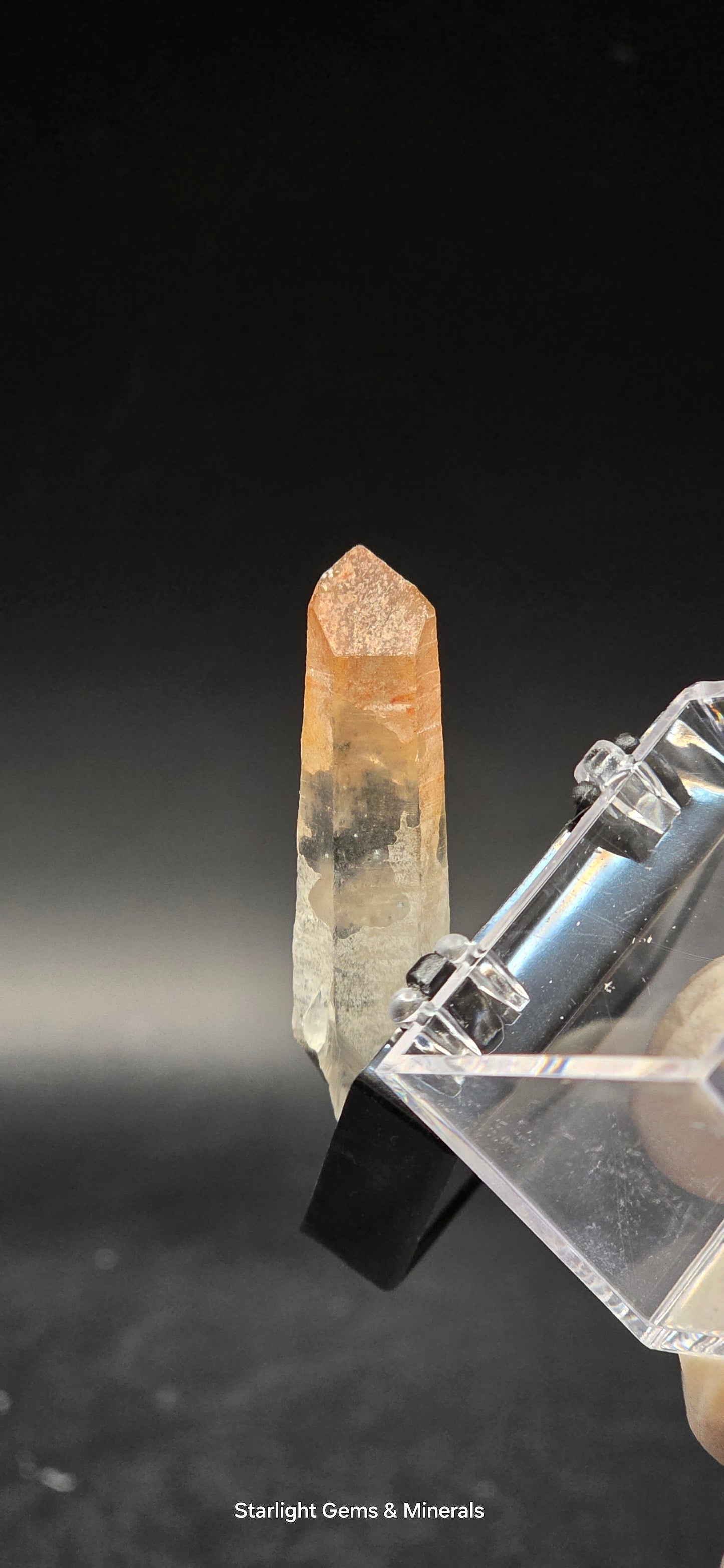 Orange Shangaan Quartz w/ Hematite Inclusions Zimbabwe