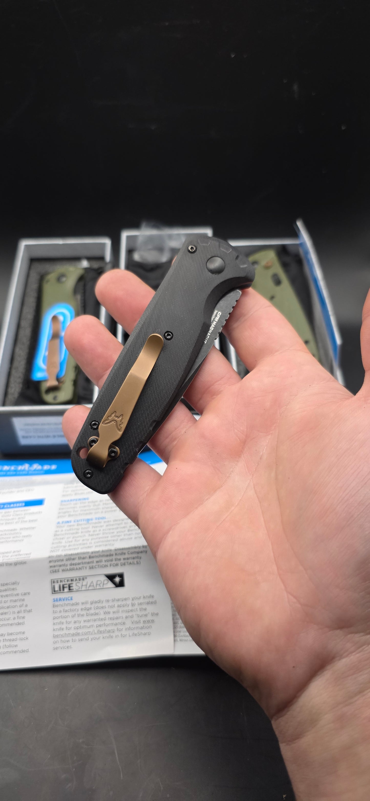 Benchmade 4300BK-CLA Automatic Forestry Pocket Knife