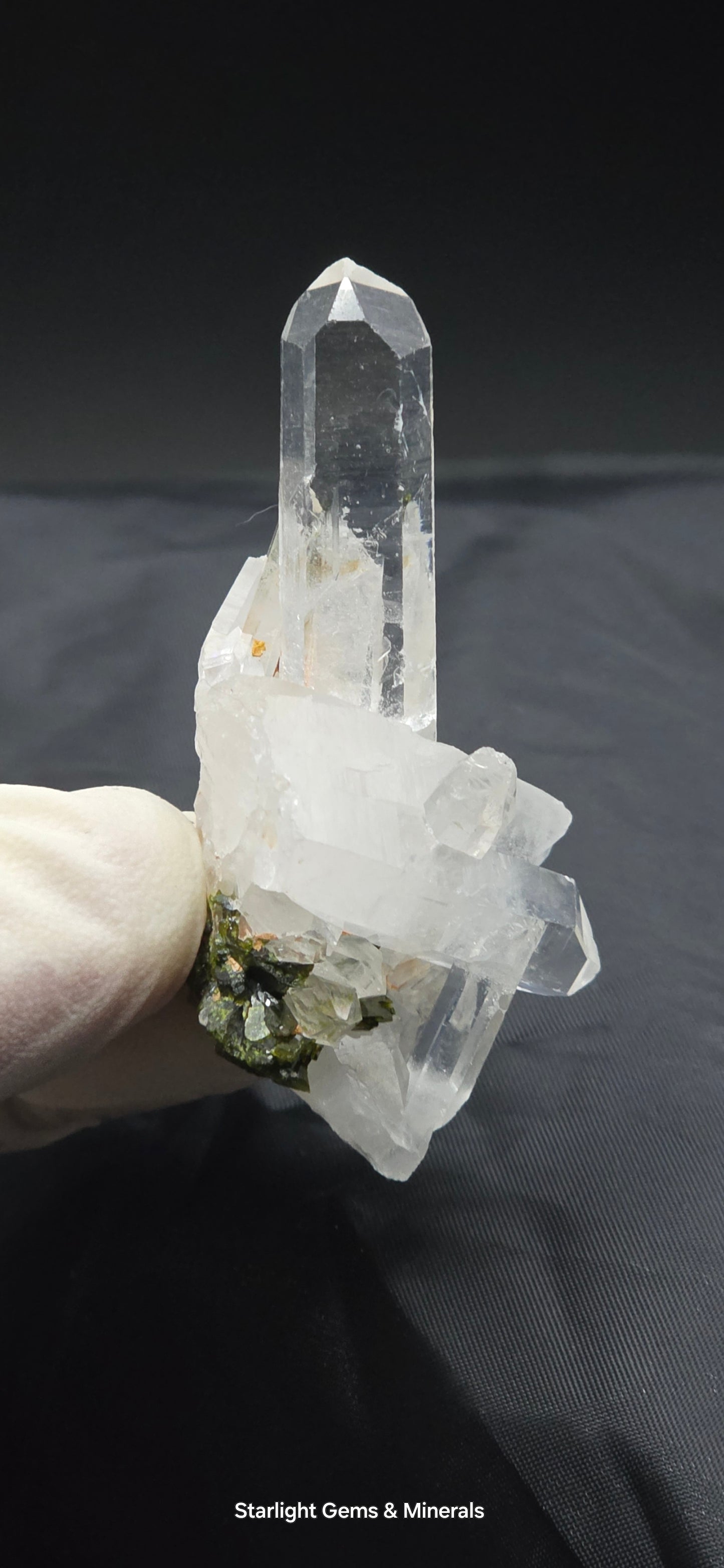 Brazilian Super Seven Coderite Quartz w/ Epidote!