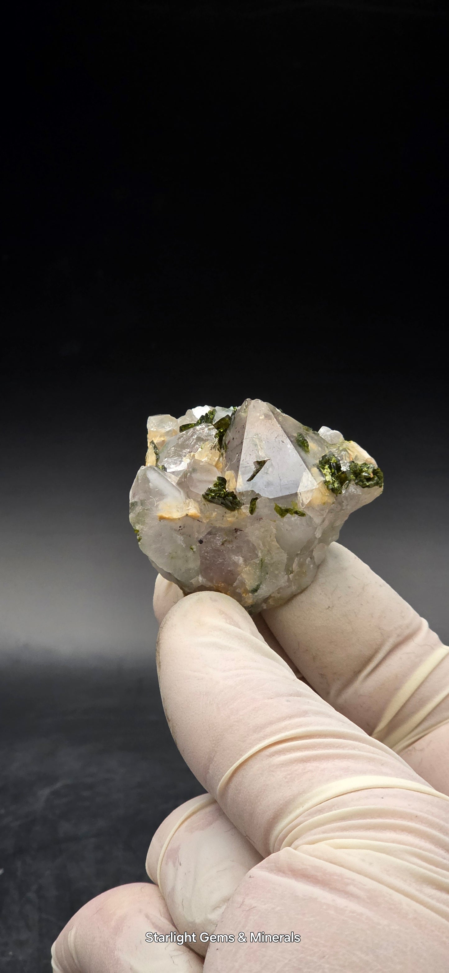 Amazing Super Seven Phantom Quartz w/ Stunning Stratified Epidote Phantoms!