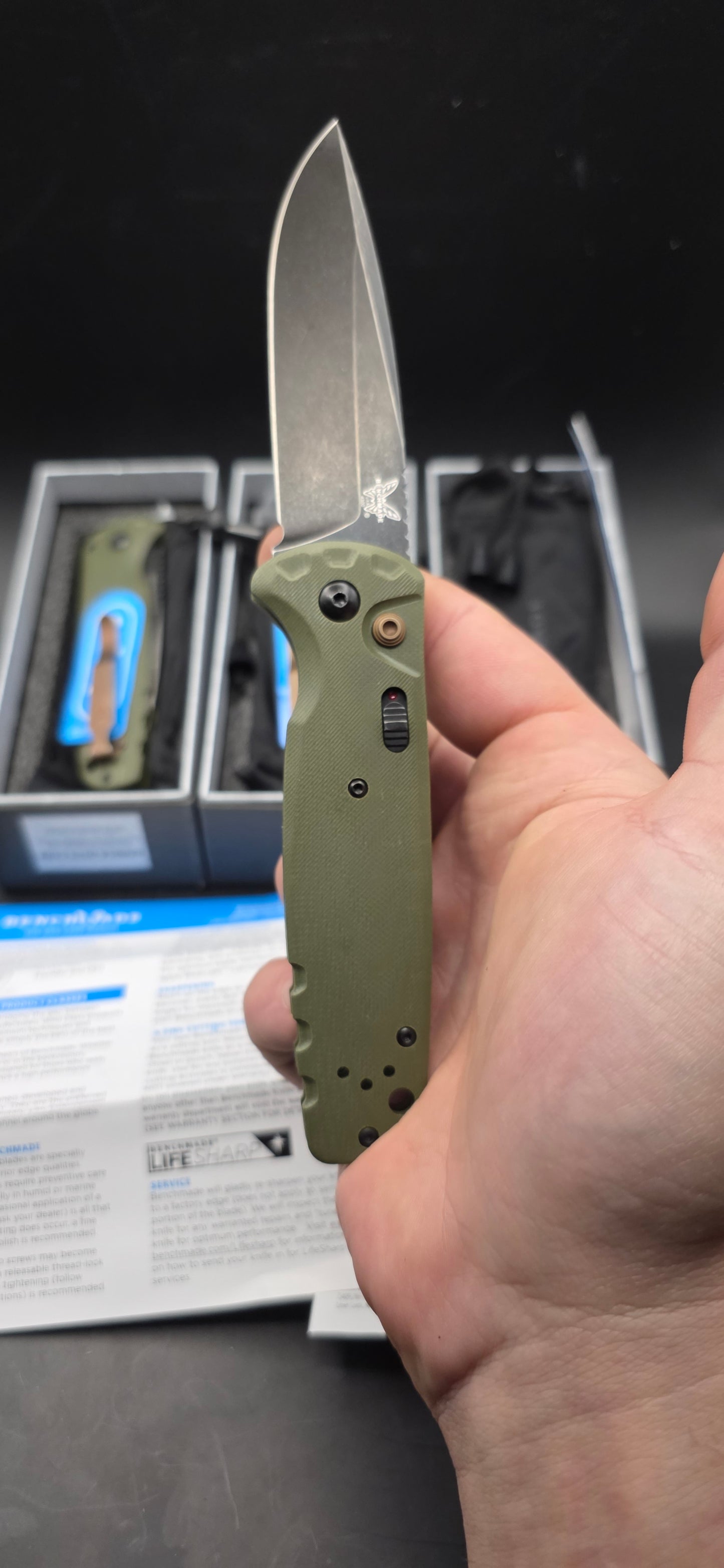 Benchmade 4300BK-CLA Automatic Forestry Pocket Knife