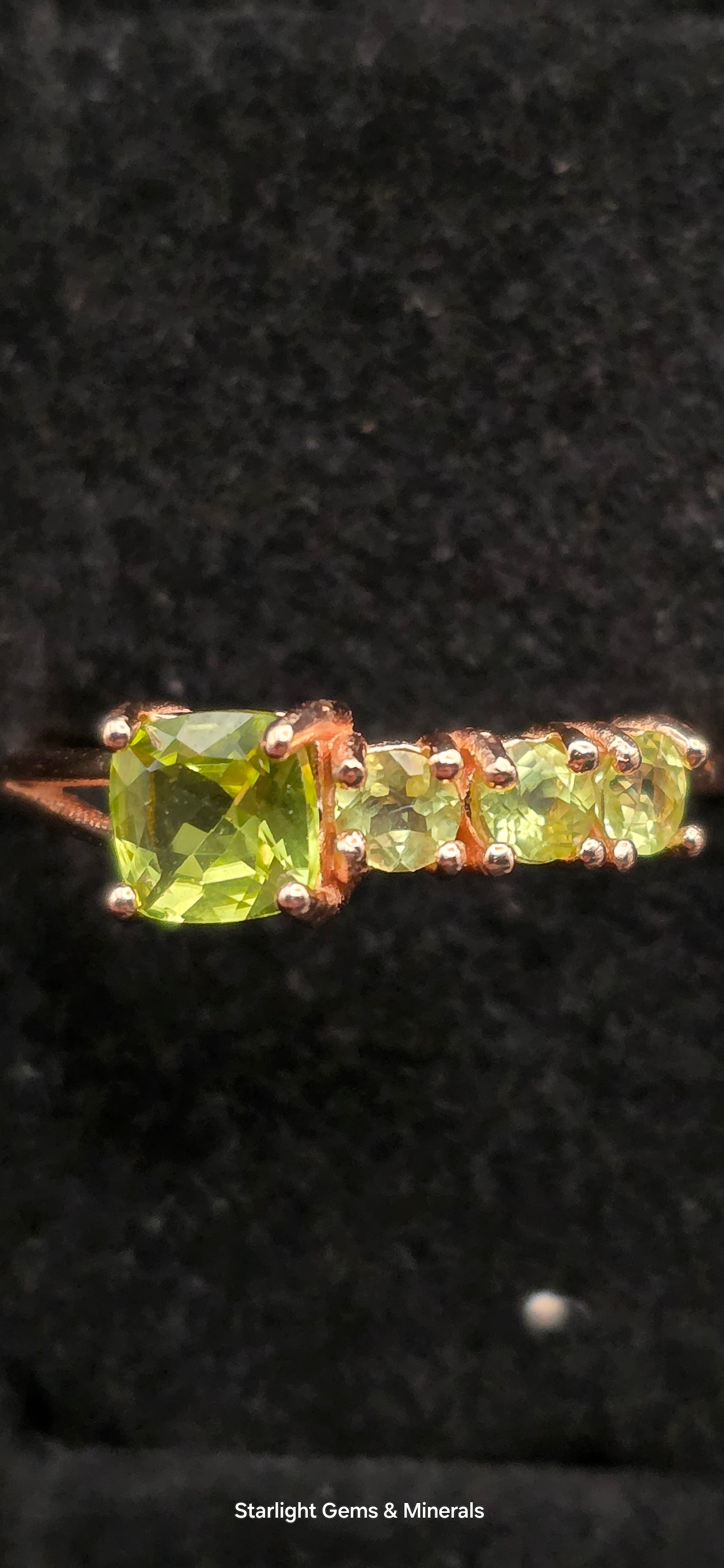 Stunning Adj. Paradote S-925 Ring, plated in Rose Gold.