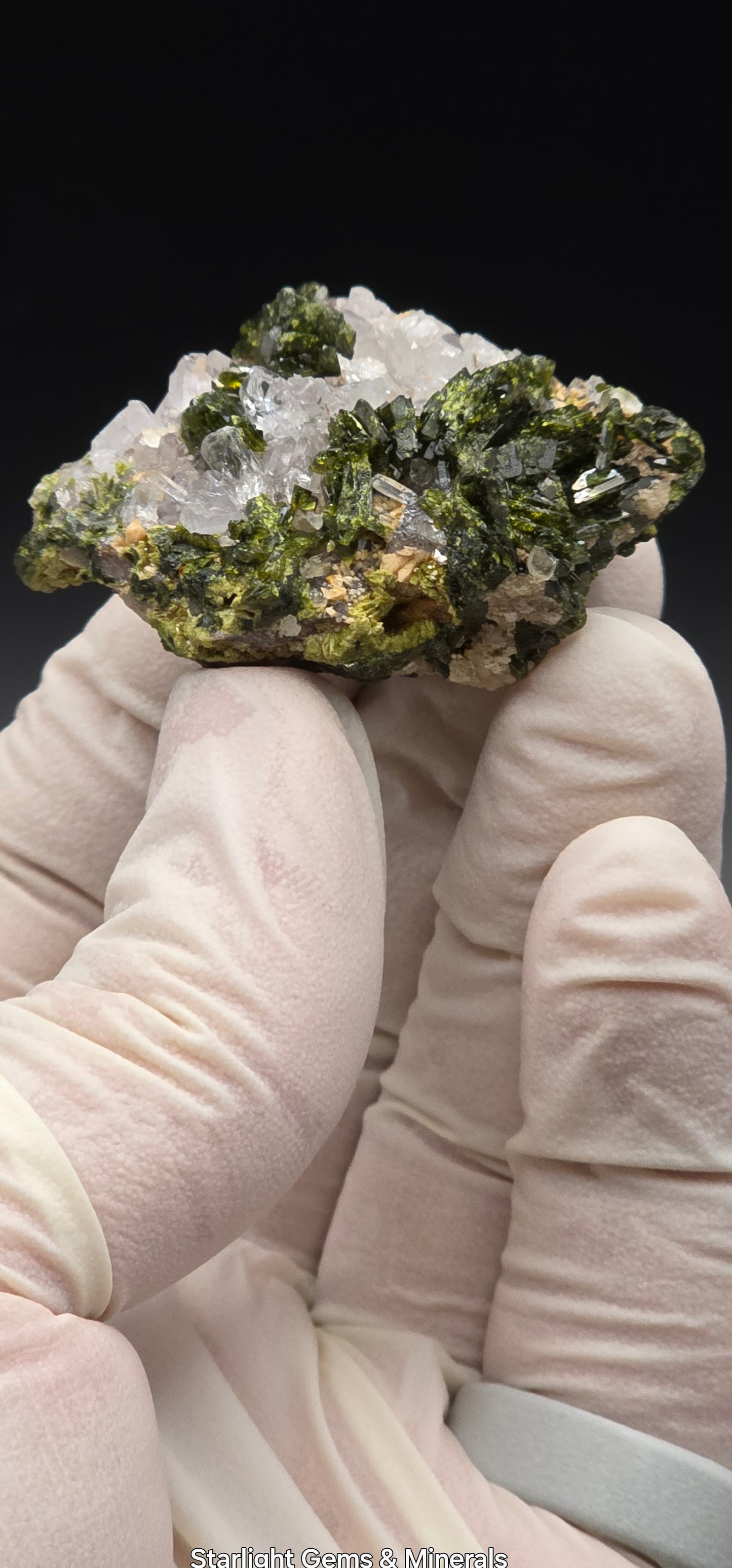 Brazilian Super Seven Quartz w/ Stunning Epidote Blades!