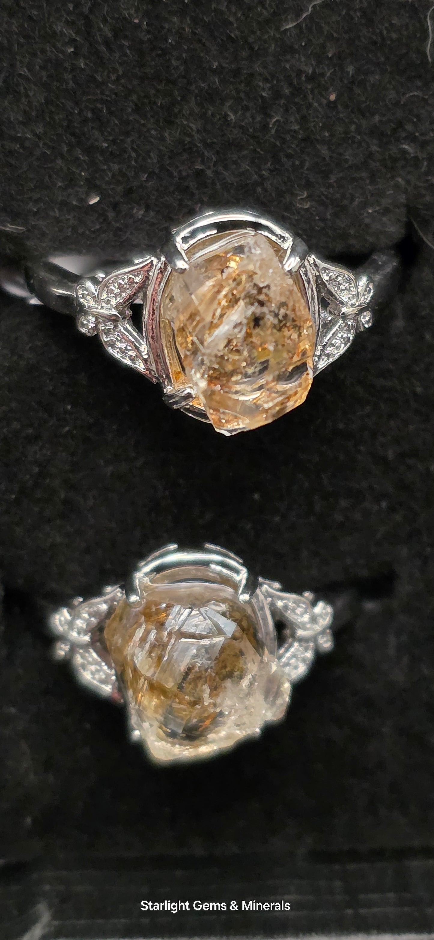 Adj. Firefly Spirit Quartz Rings! UV☆