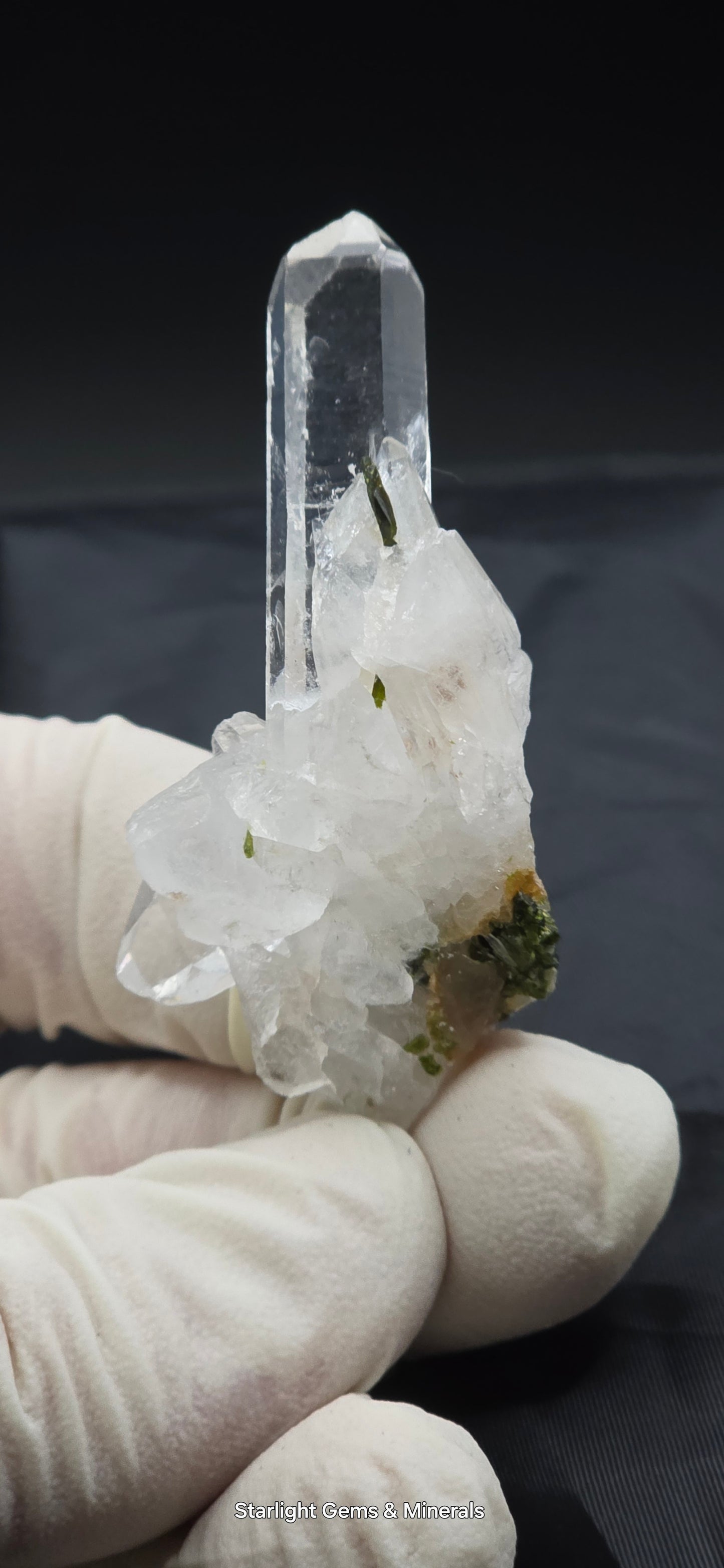 Brazilian Super Seven Coderite Quartz w/ Epidote!