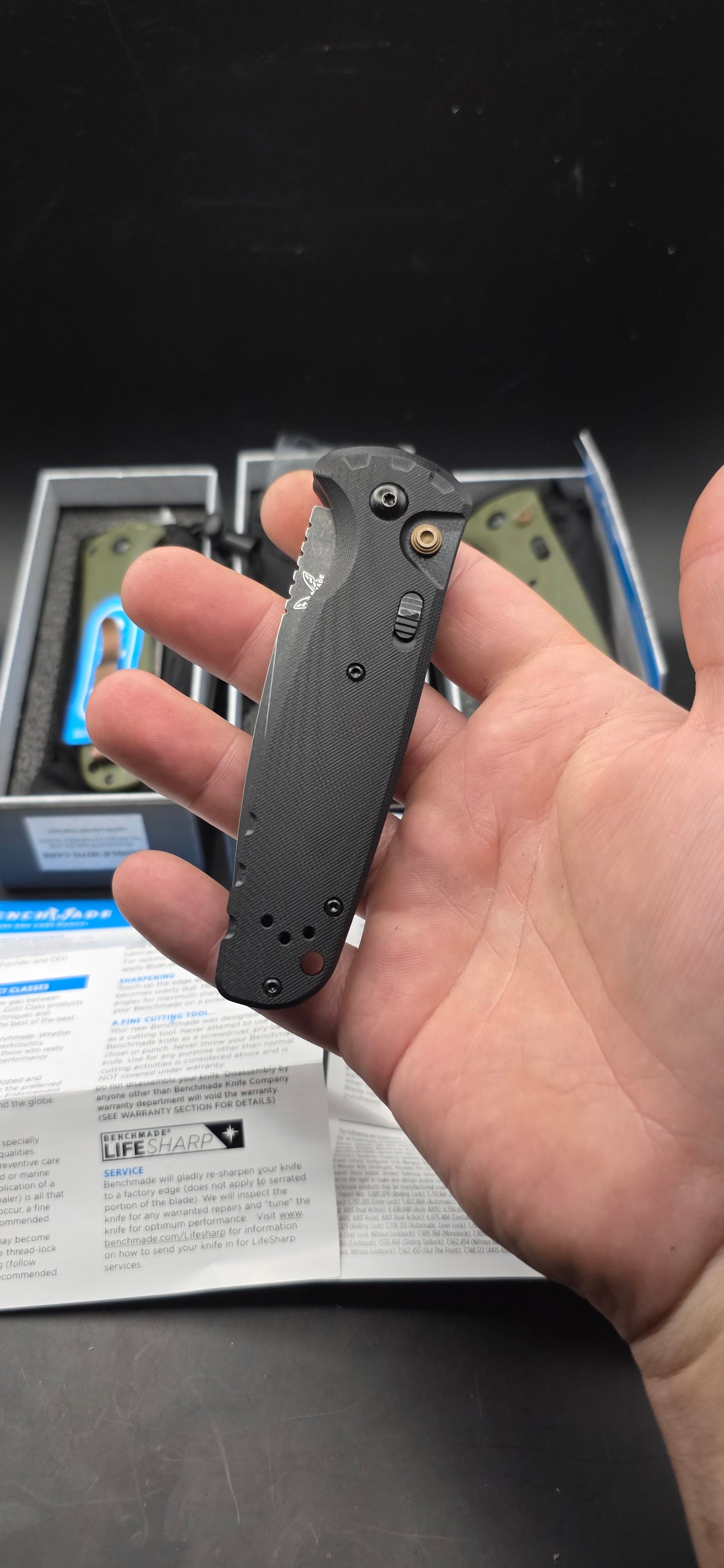 Benchmade 4300BK-CLA Automatic Forestry Pocket Knife