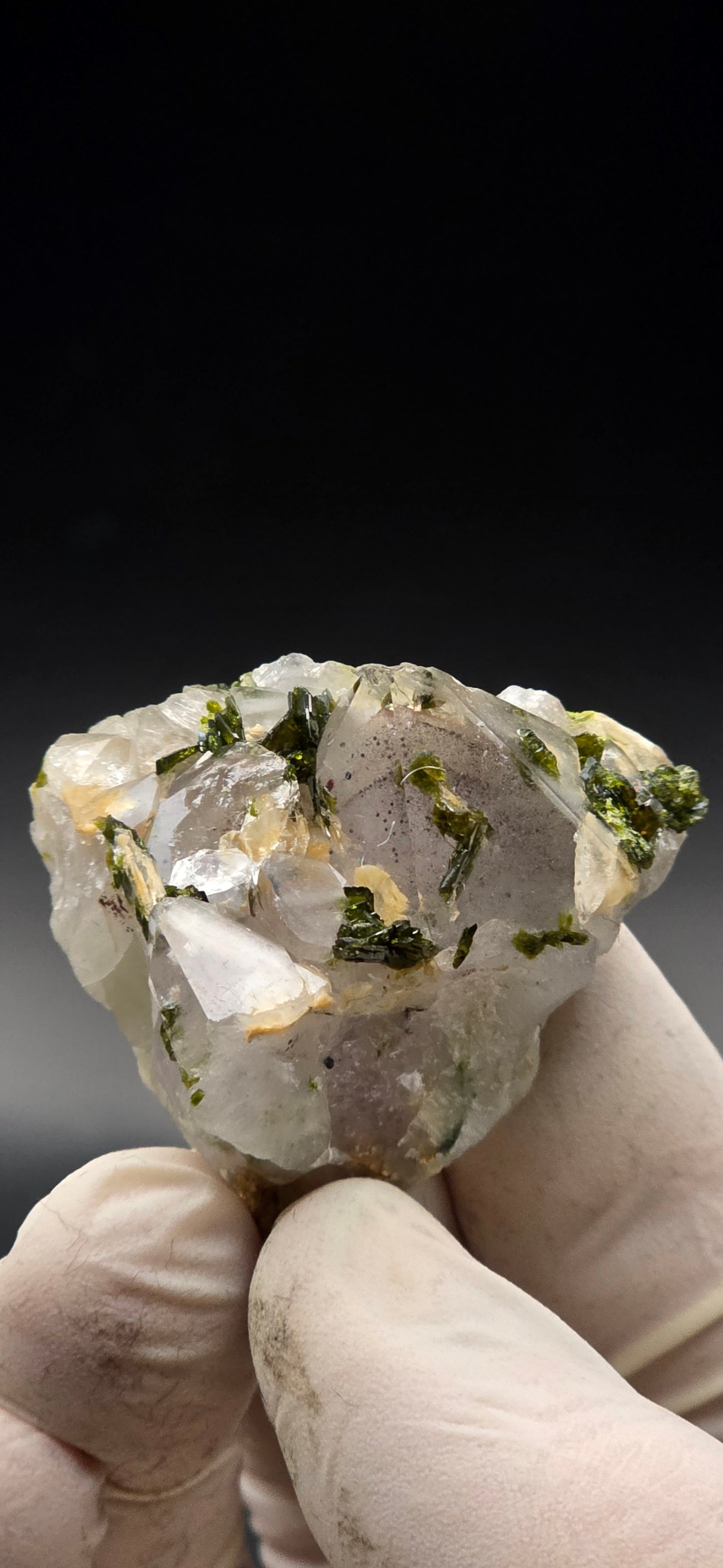 Amazing Super Seven Phantom Quartz w/ Stunning Stratified Epidote Phantoms!