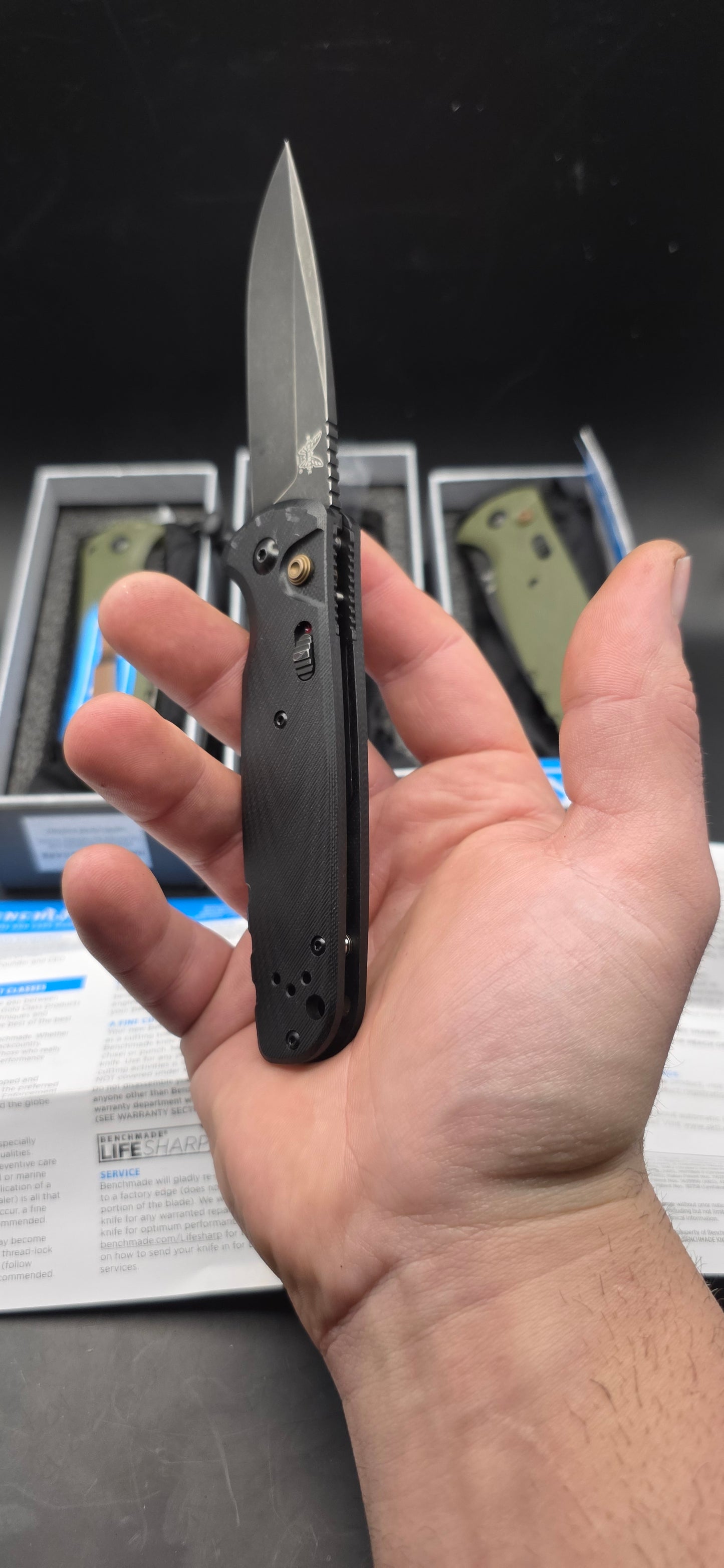 Benchmade 4300BK-CLA Automatic Forestry Pocket Knife