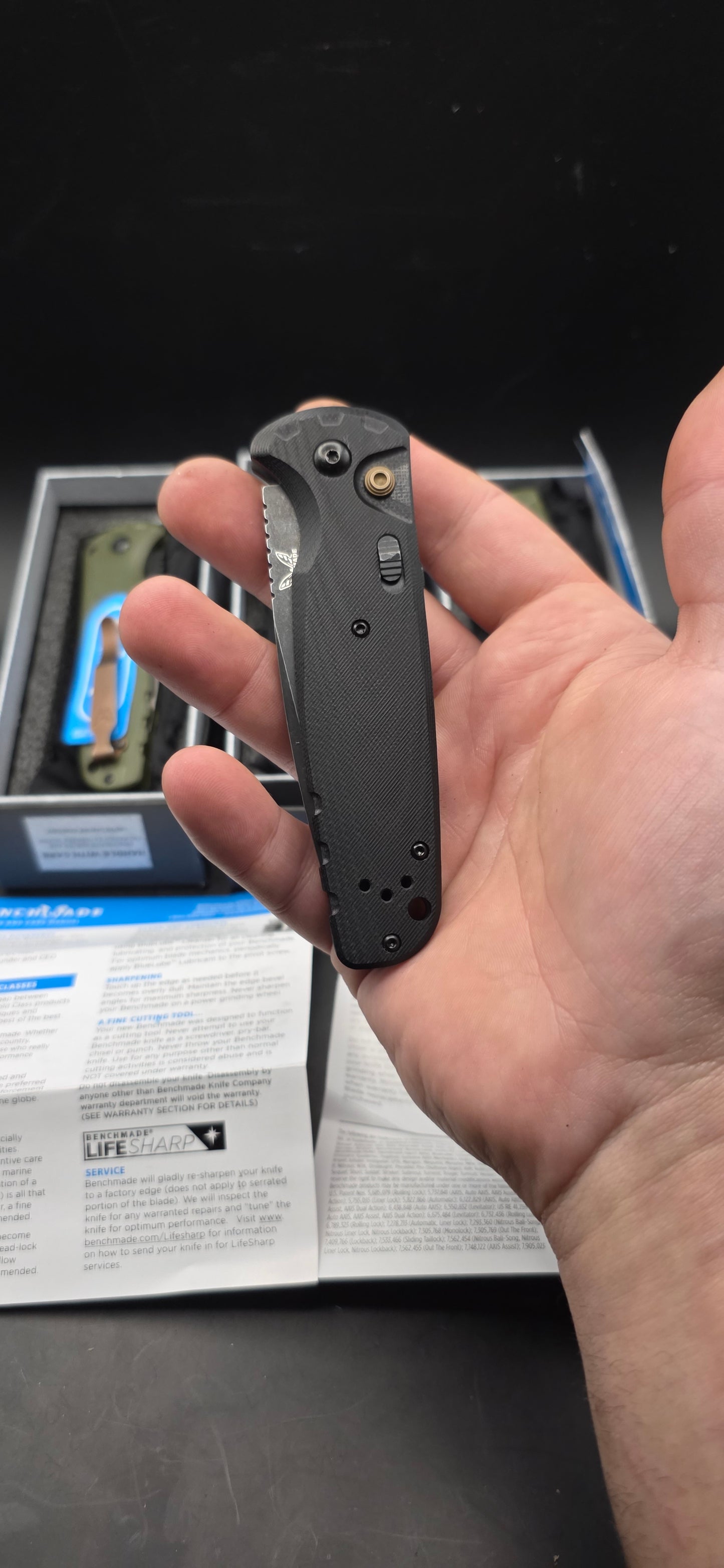 Benchmade 4300BK-CLA Automatic Forestry Pocket Knife