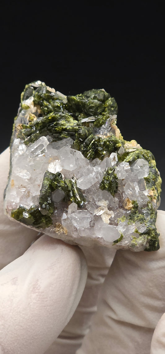 Brazilian Super Seven Quartz w/ Stunning Epidote Blades!