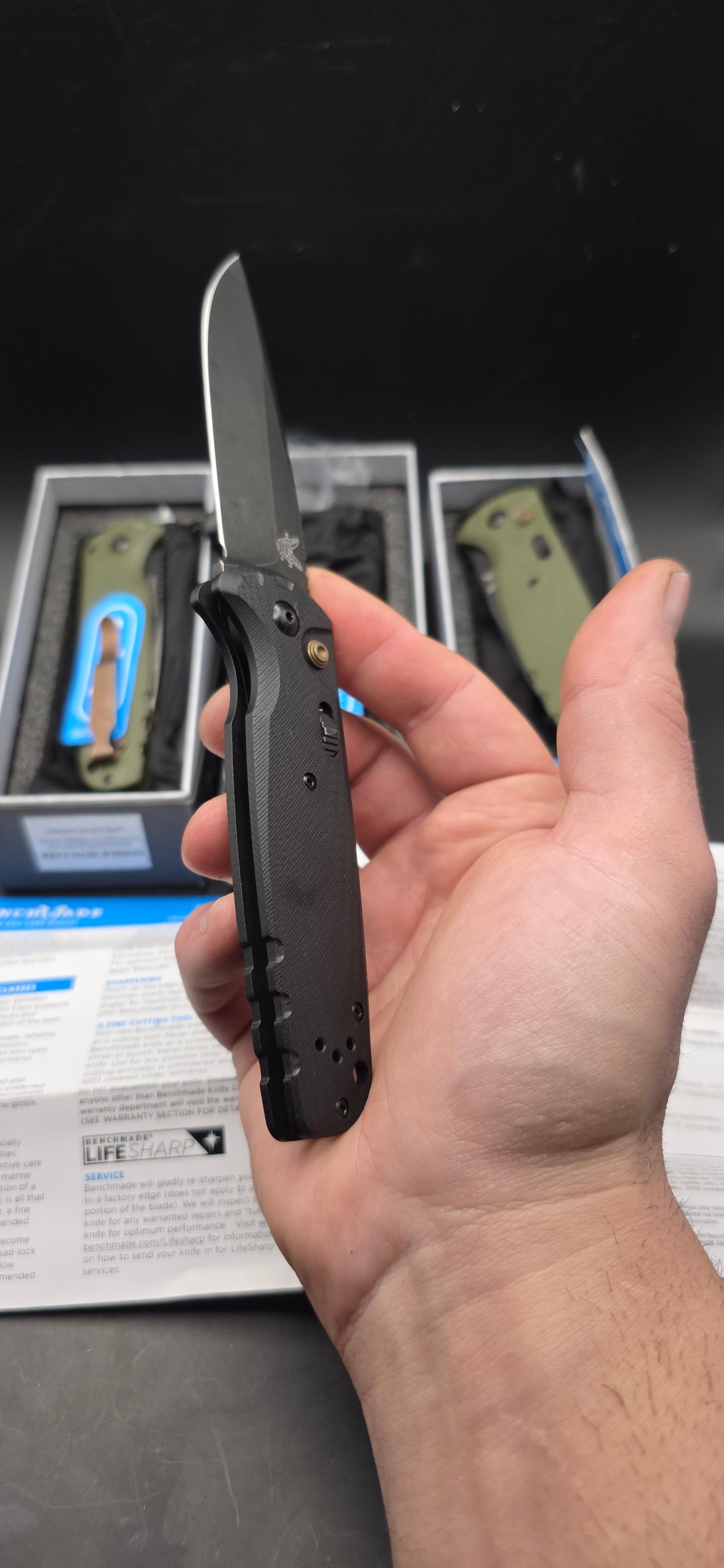 Benchmade 4300BK-CLA Automatic Forestry Pocket Knife