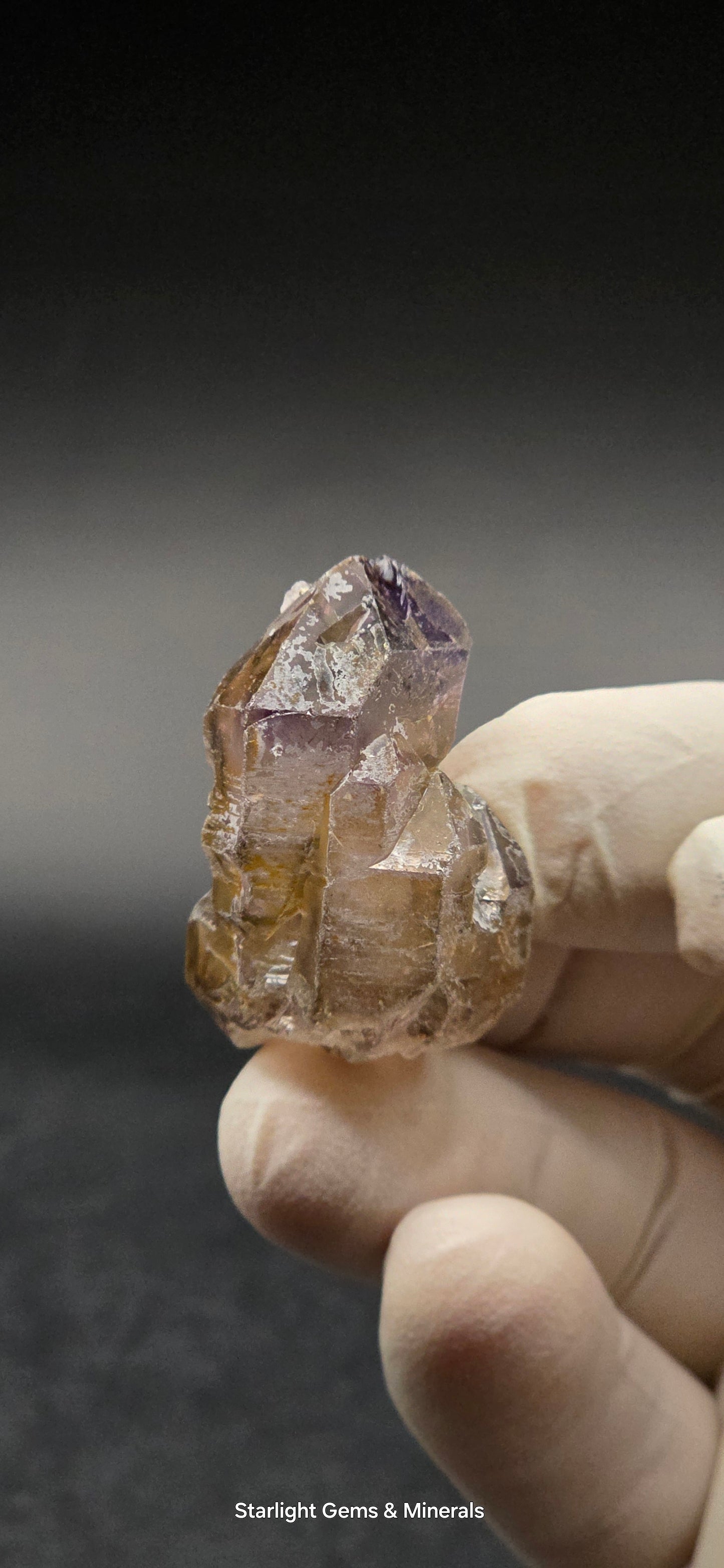 Shangaan Phantom Aura Amethyst Zimbabwe