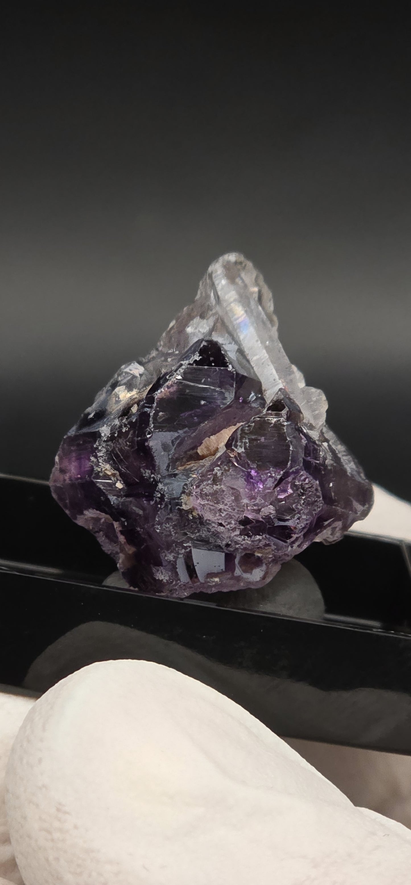 DT Prism Quartz on Shangaan Enhydro Phantom Amethyst Zimbabwe