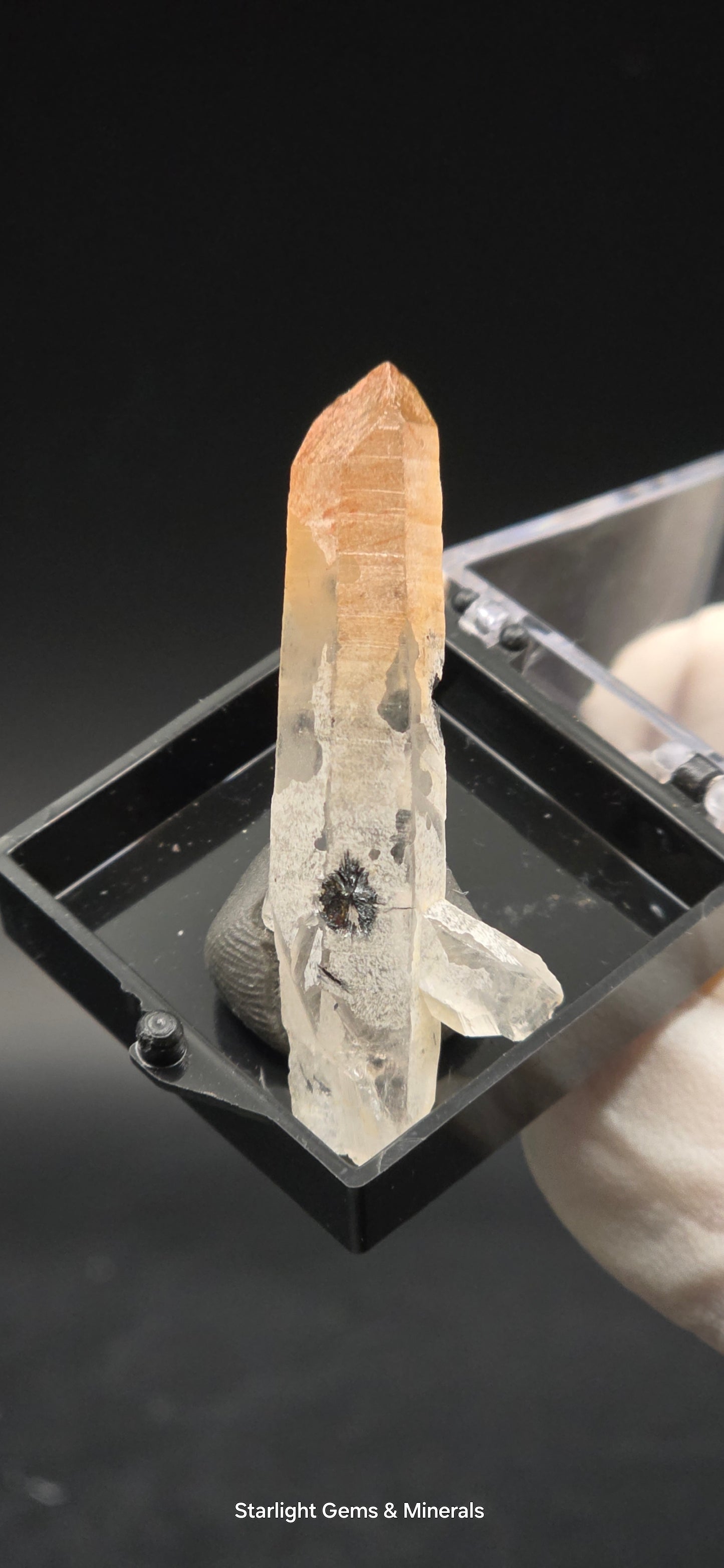 Orange Shangaan Quartz w/ Hematite Inclusions Zimbabwe