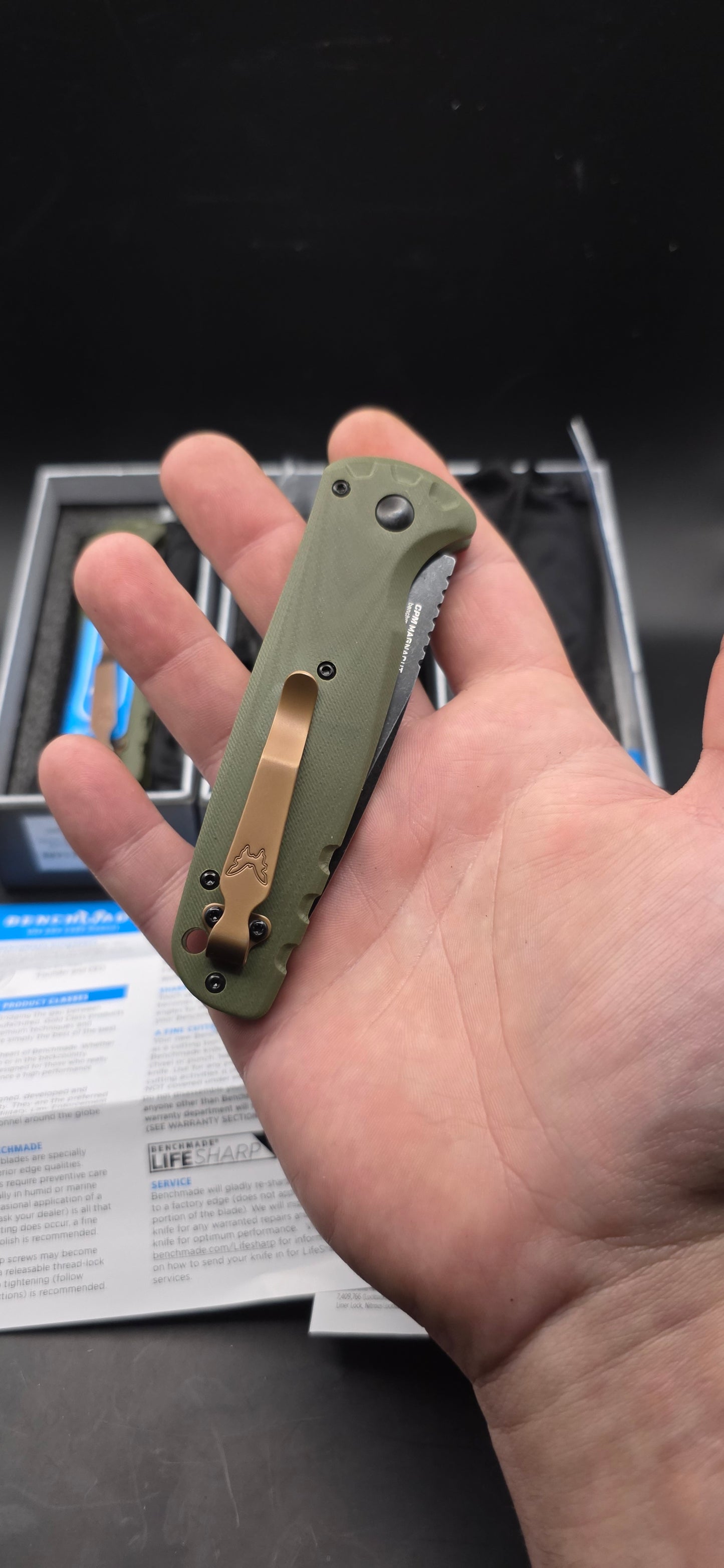 Benchmade 4300BK-CLA Automatic Forestry Pocket Knife