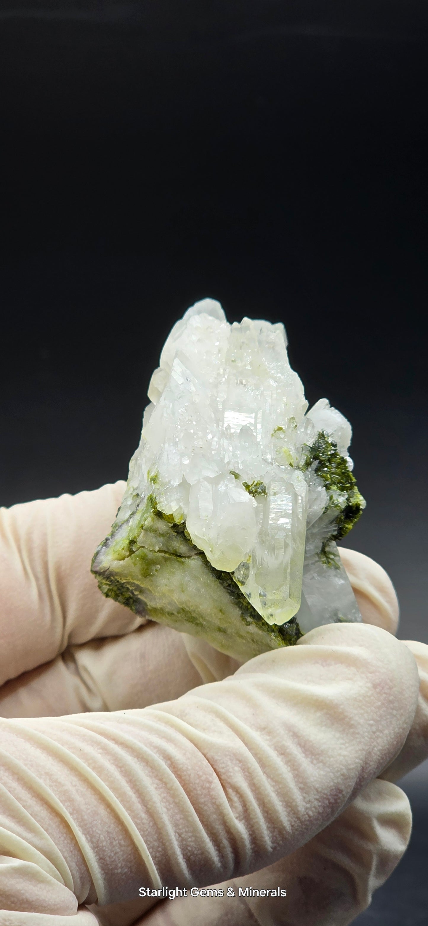 Brazilian Super Seven Coderite Quartz w/ Epidote on Matrix!