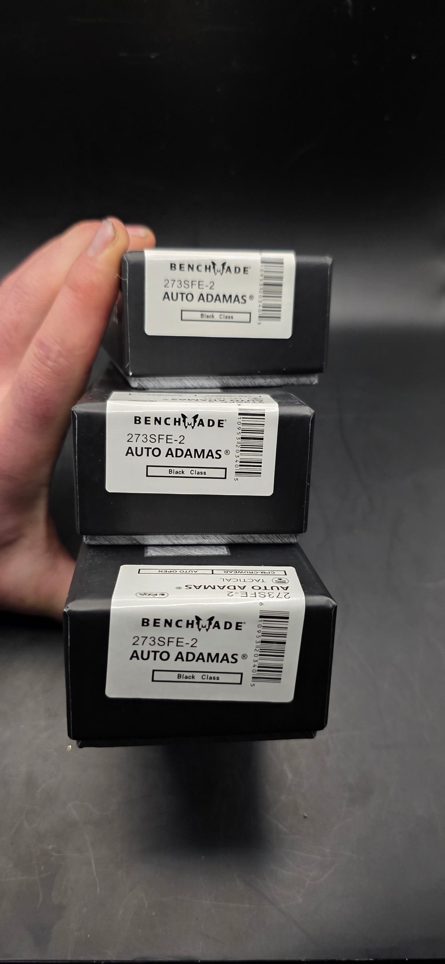 Benchmade 273SFE-2BK Auto Adamas Tactical Pocket Knife