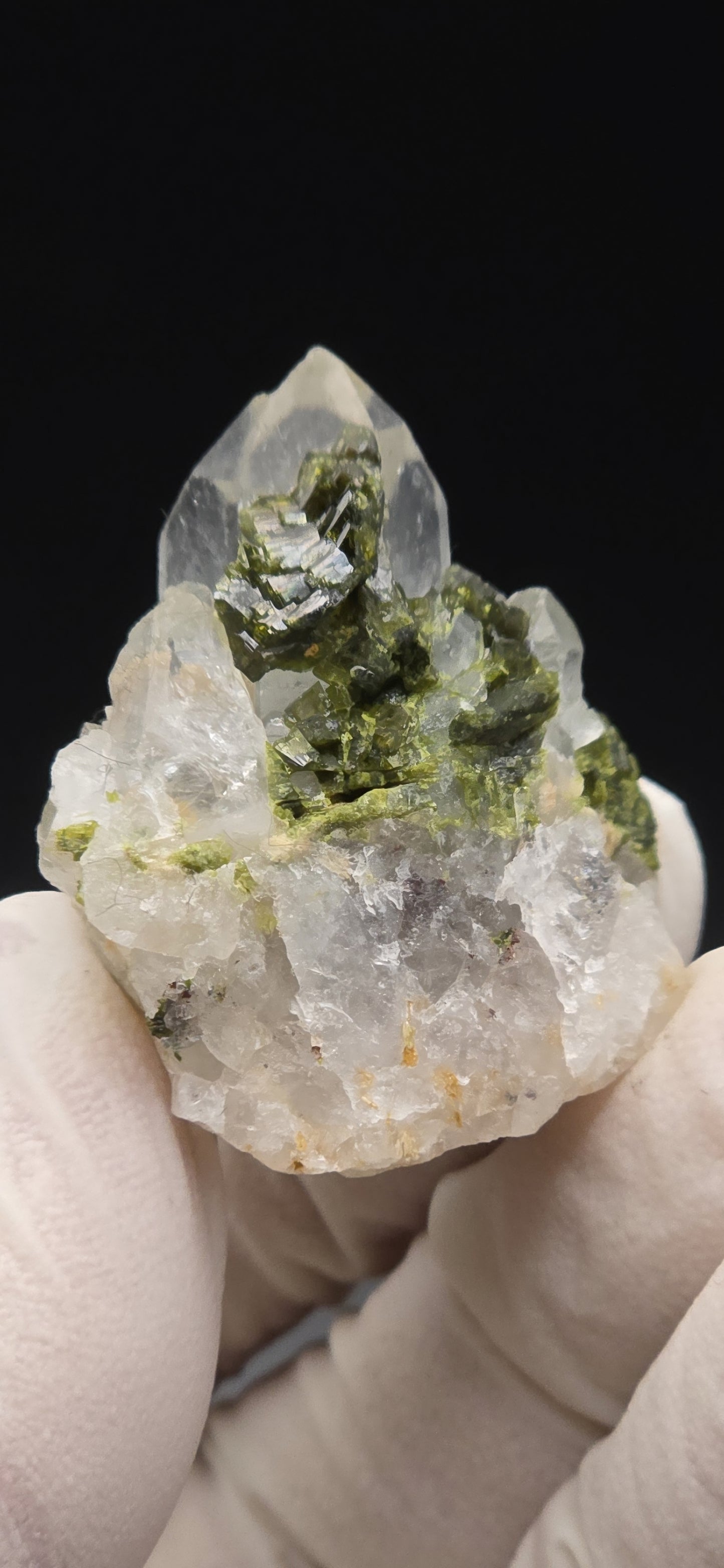 Brazilian Super Seven Quartz Matrix w/ Epidote!