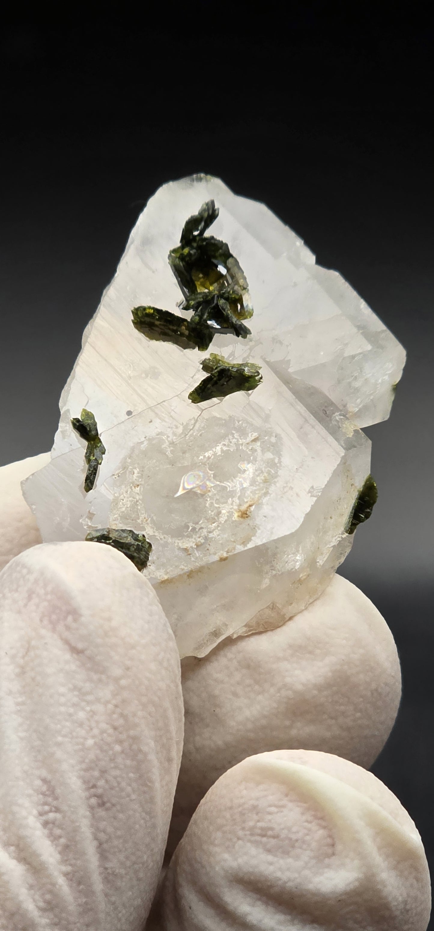 Beautiful Super Seven Quartz Matrix with Epidote!